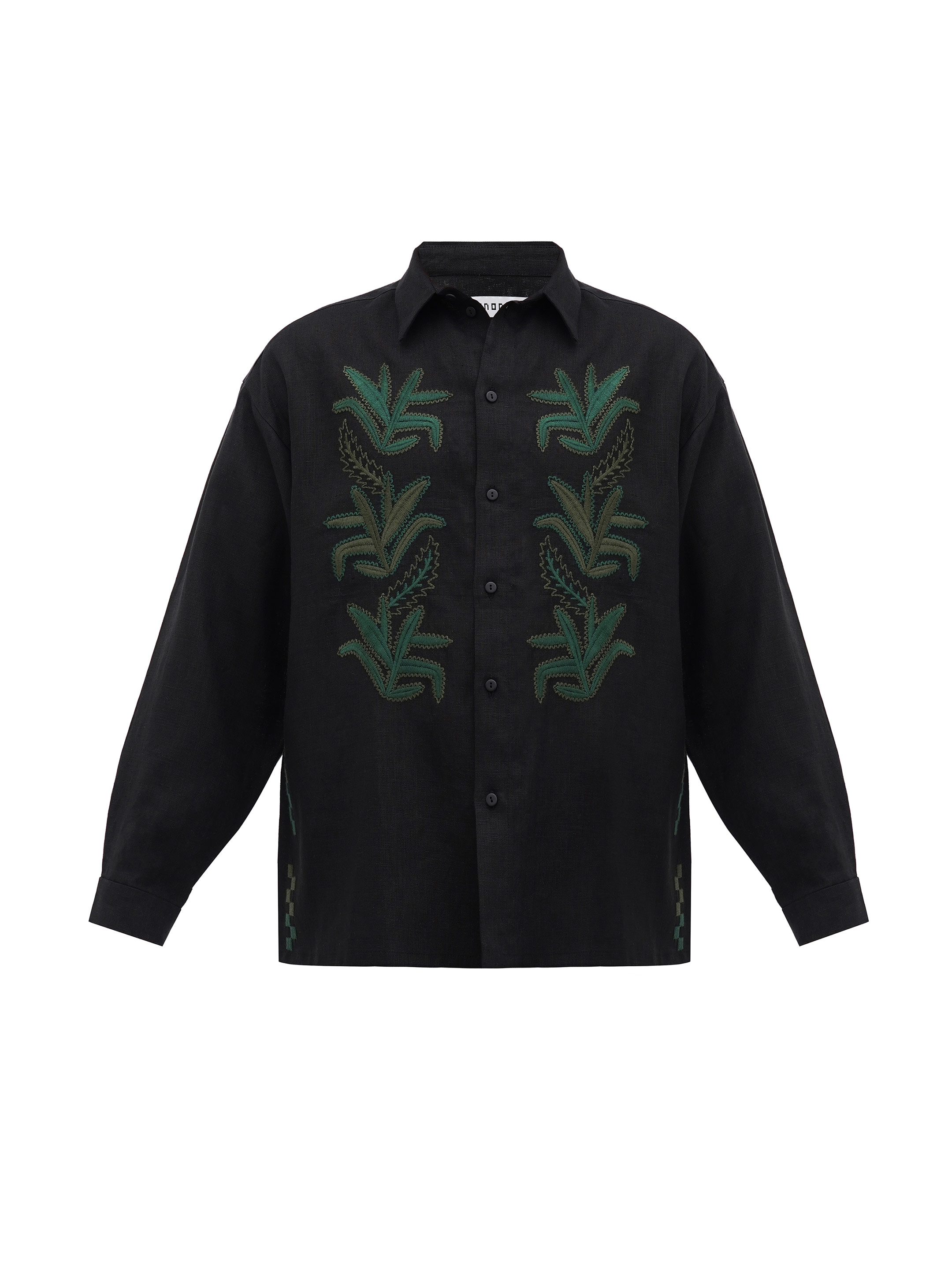 Linen shirt with embroidery Hemp buy in Kyiv, 174 $ — Etnodim