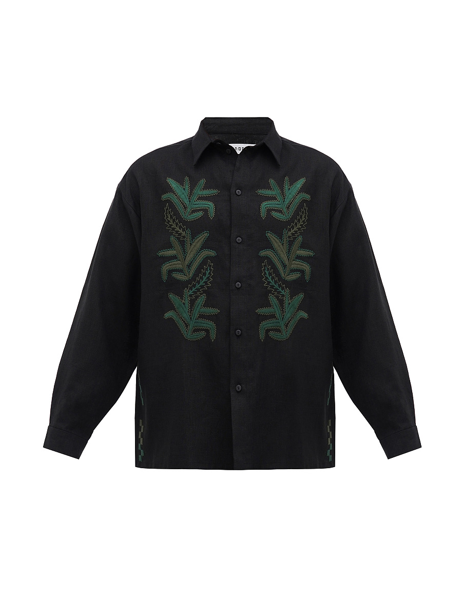 Linen shirt with embroidery Konopli [0]