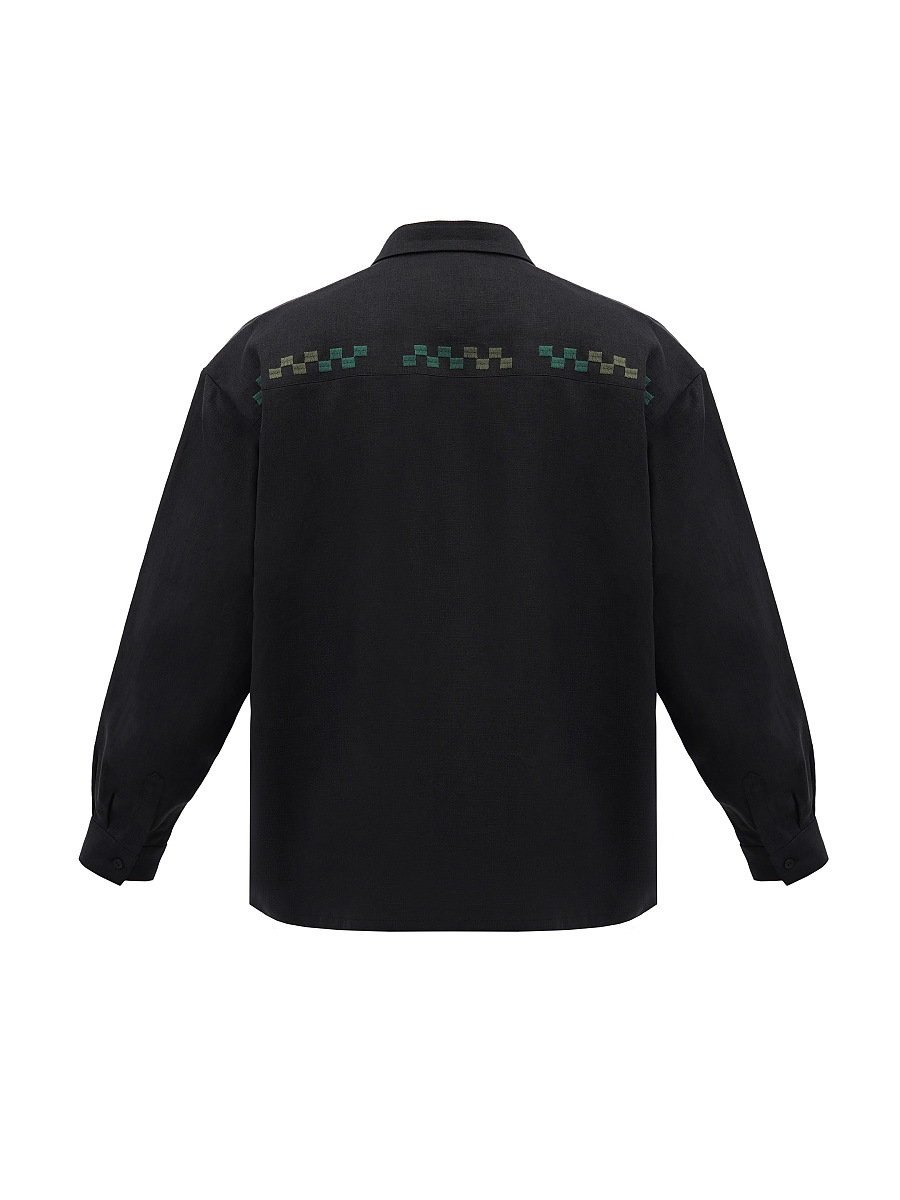 Linen shirt with embroidery Konopli [0]