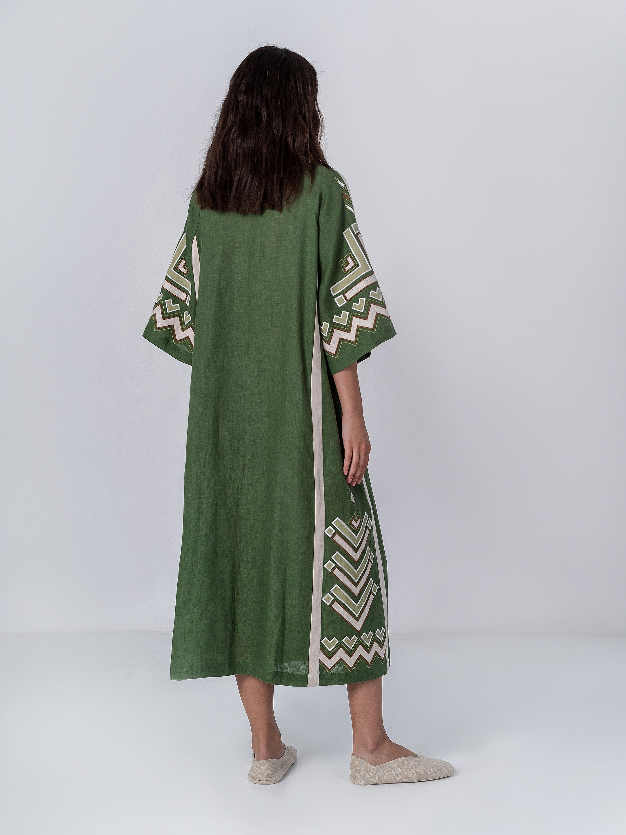 Green dress with short sleeve Symwol in Ukraine