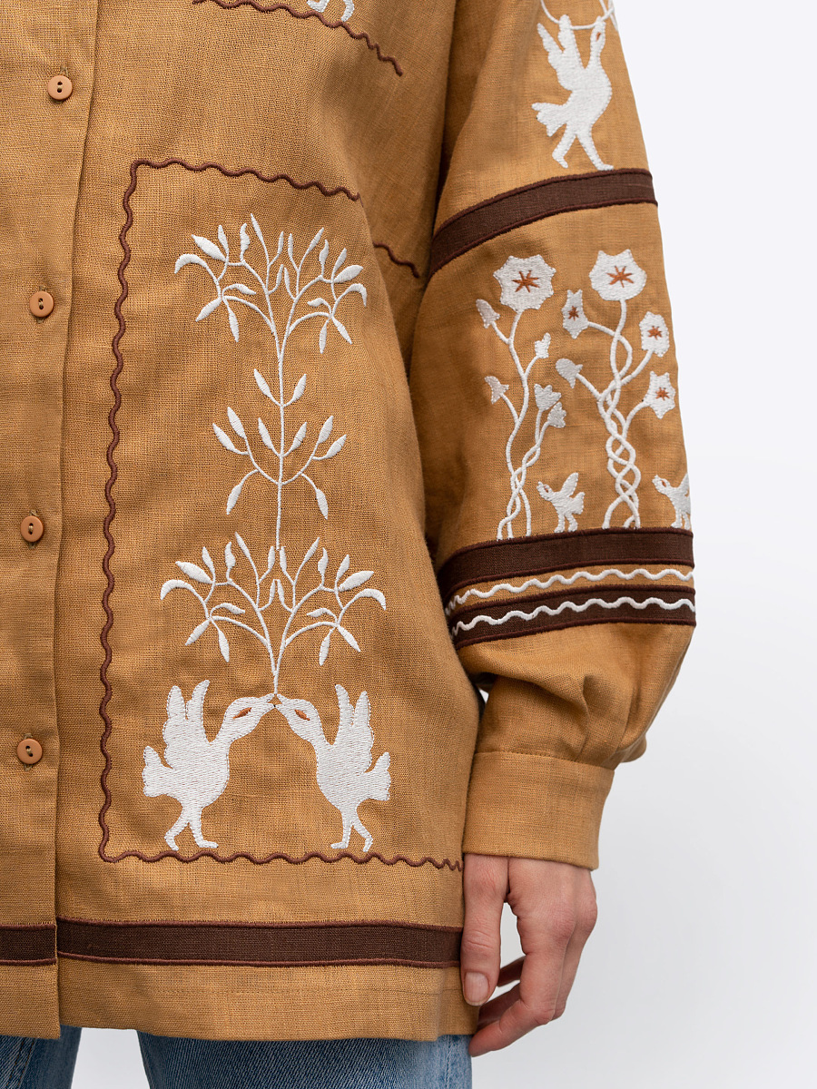 The embroidery is dedicated to Grigory Skovoroda Svitla [0]