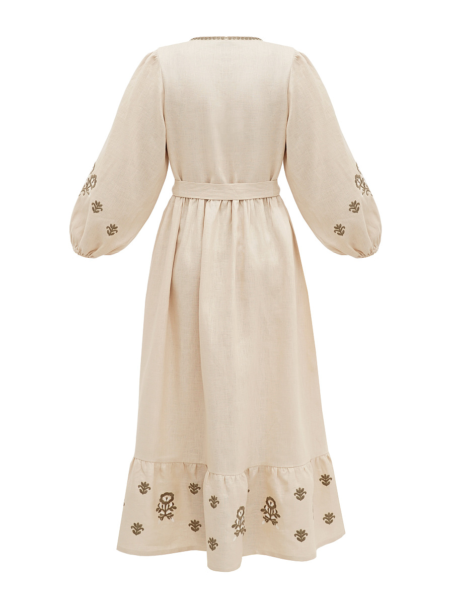 Embroidered linen dress Tranoy [0]