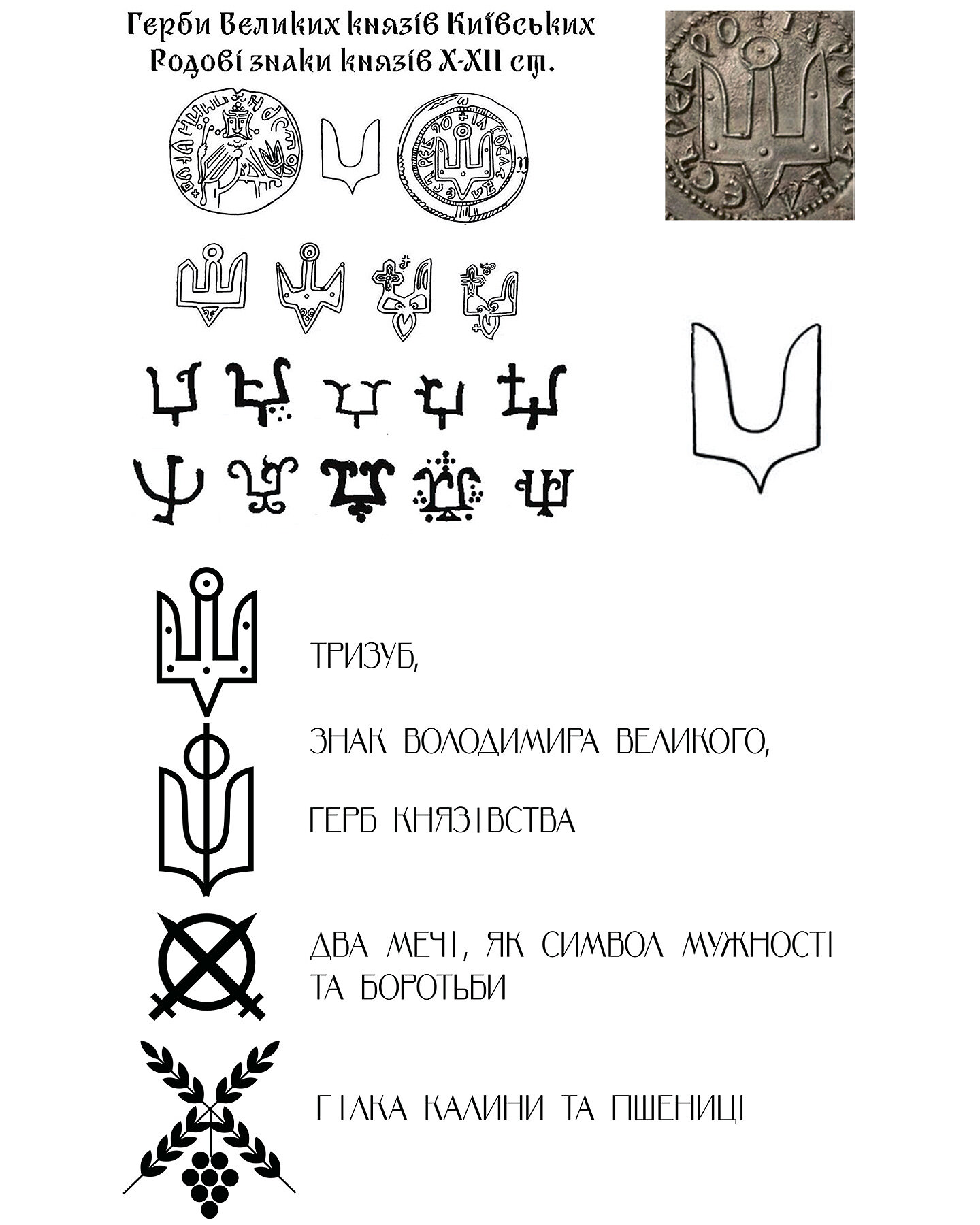 Men's embroidered shirt with symbols of Kyivan Rus 988 order