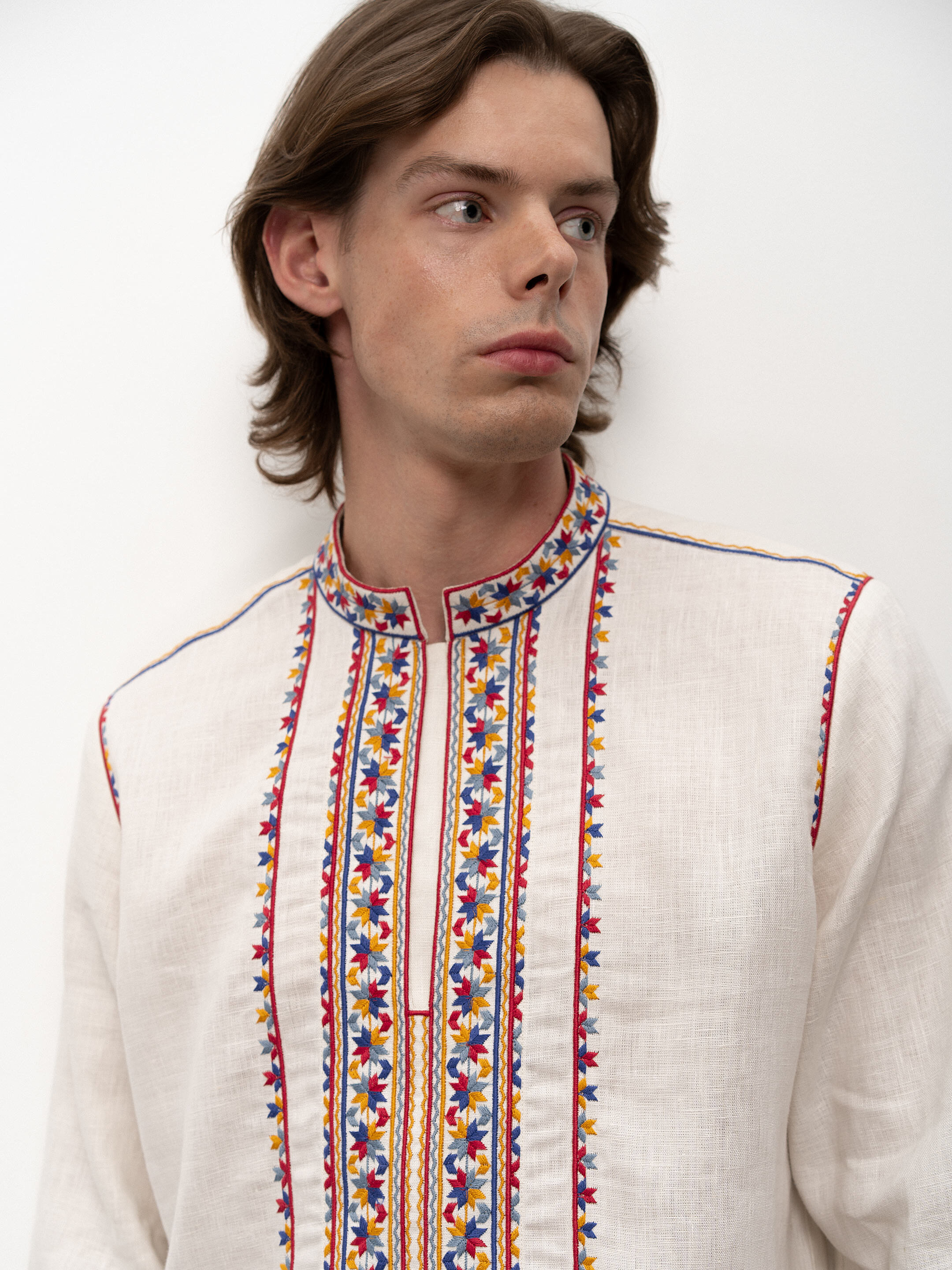 Men's shirt with embroidery Yavorivska cheap