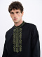 Men's embroidered shirt with symbols of Kyivan Rus 988 Black