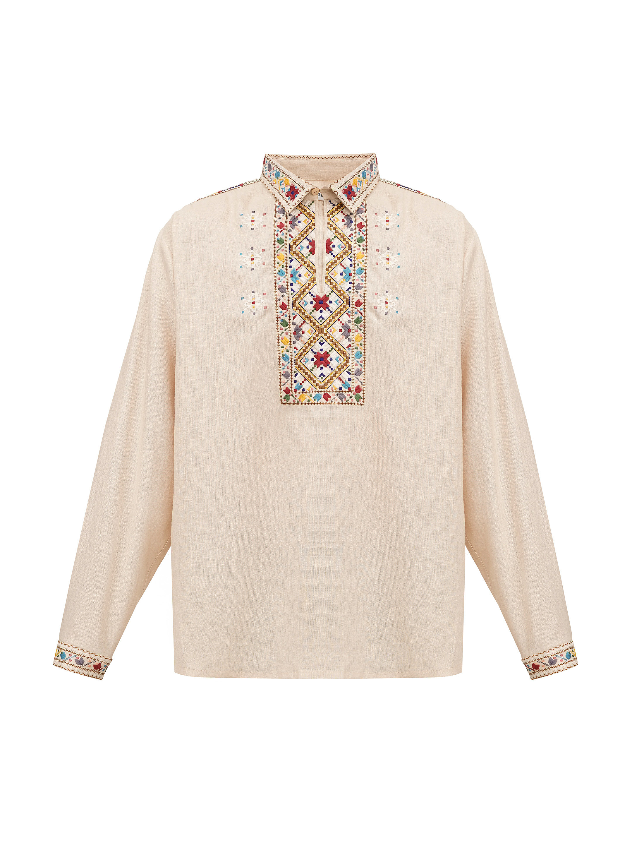 Men's embroidered shirt with collar Veremiy choose