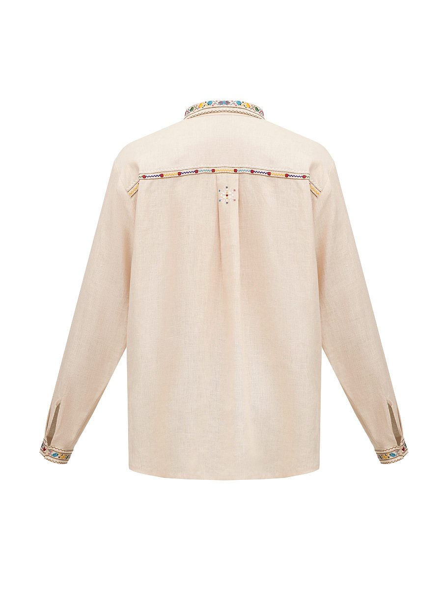 Men's embroidered shirt with collar Veremiy [0]