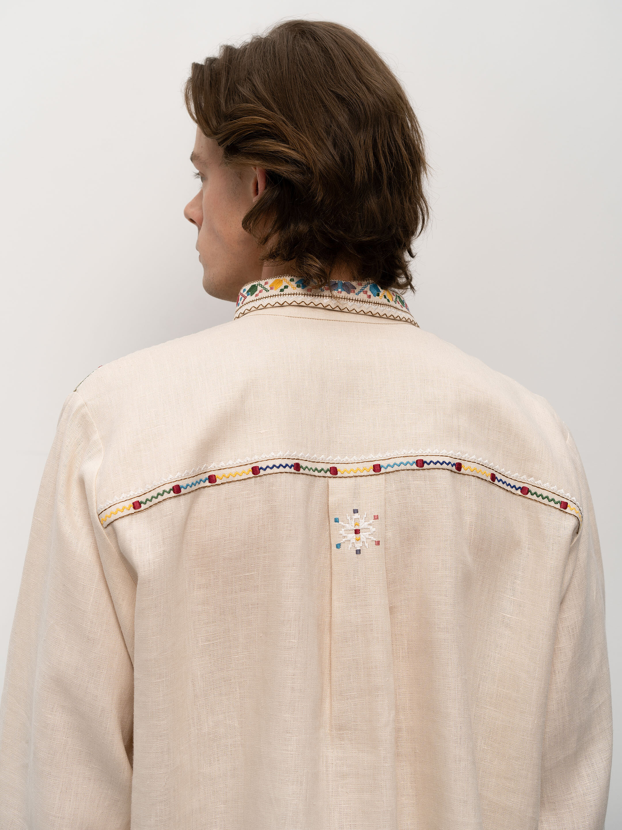 Men's embroidered shirt with collar Veremiy in Ukraine