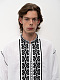 White men's embroidered shirt Kyivska