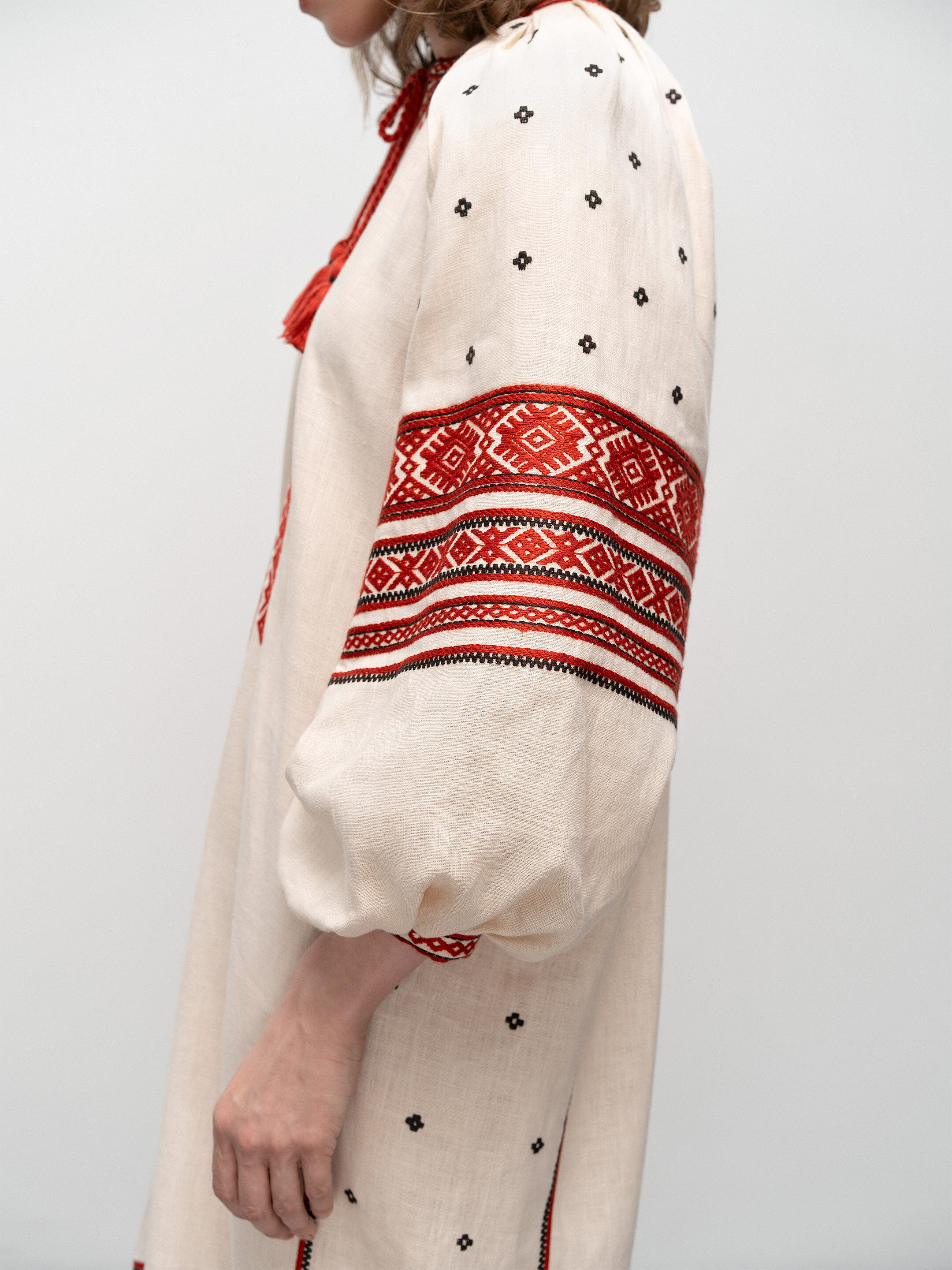 Embroidered dress of the Polissia region Malyn ціна