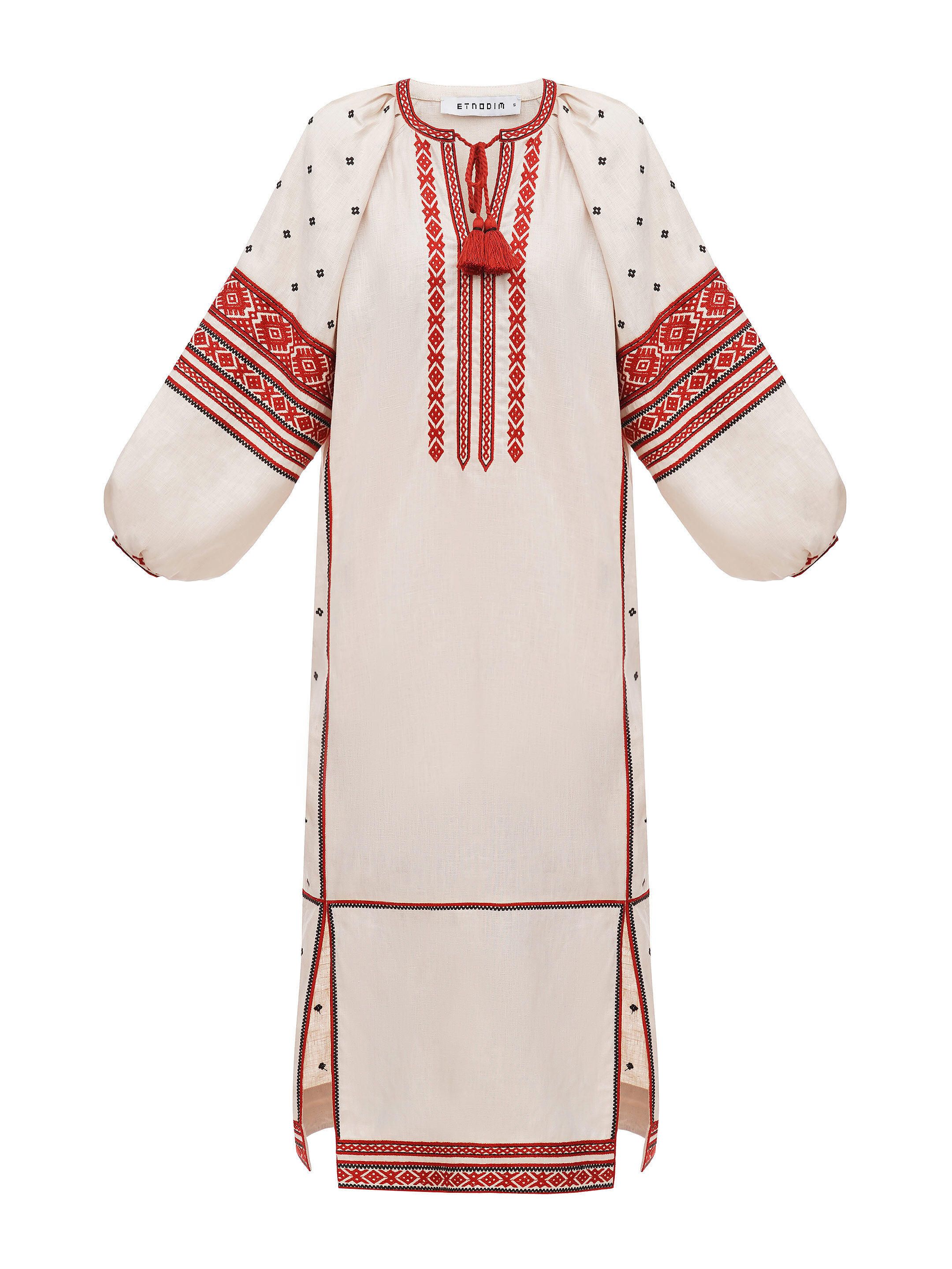 Embroidered dress of the Polissia region Malyn sizes