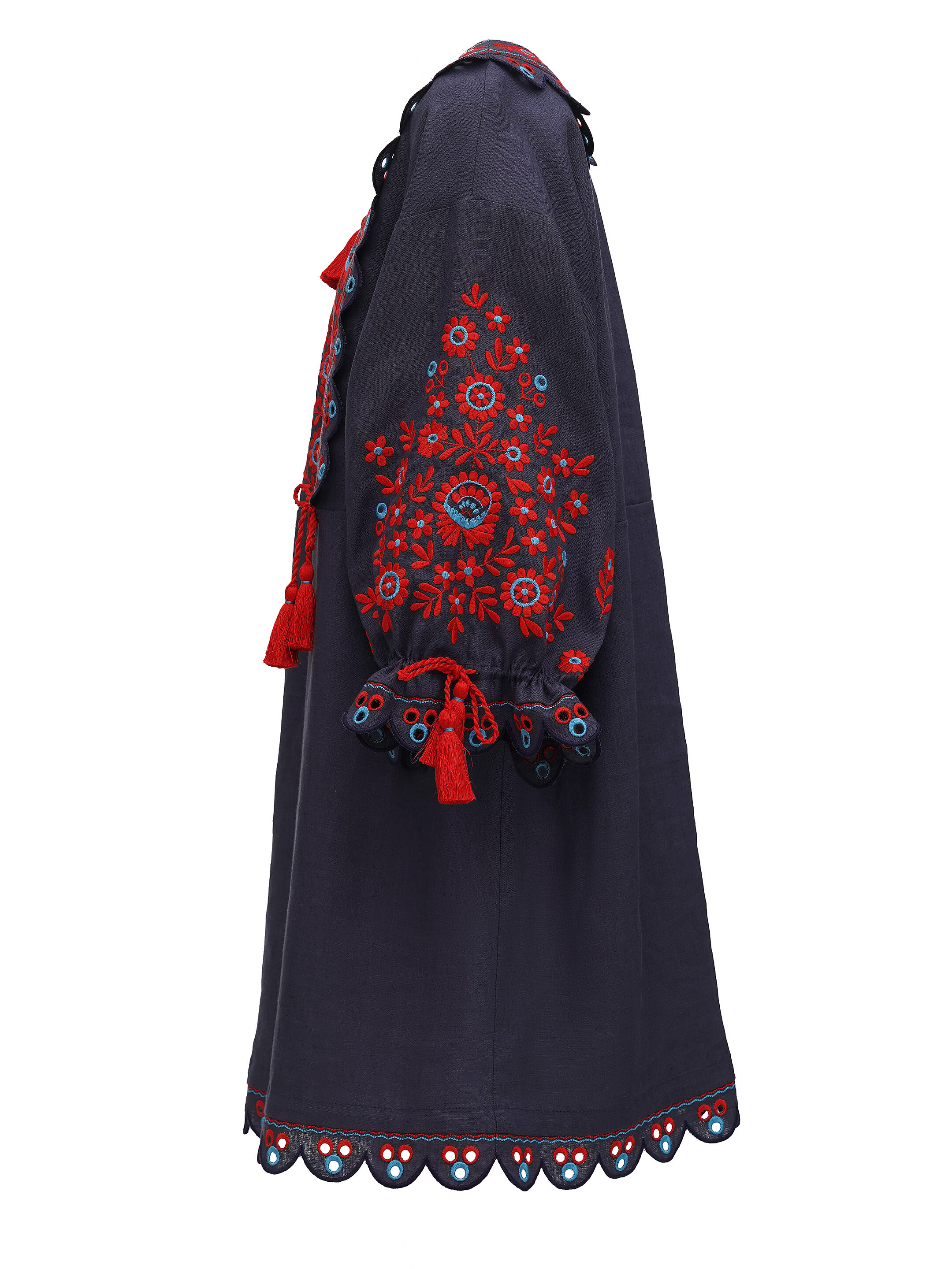 Short embroidered dress Lemky sizes