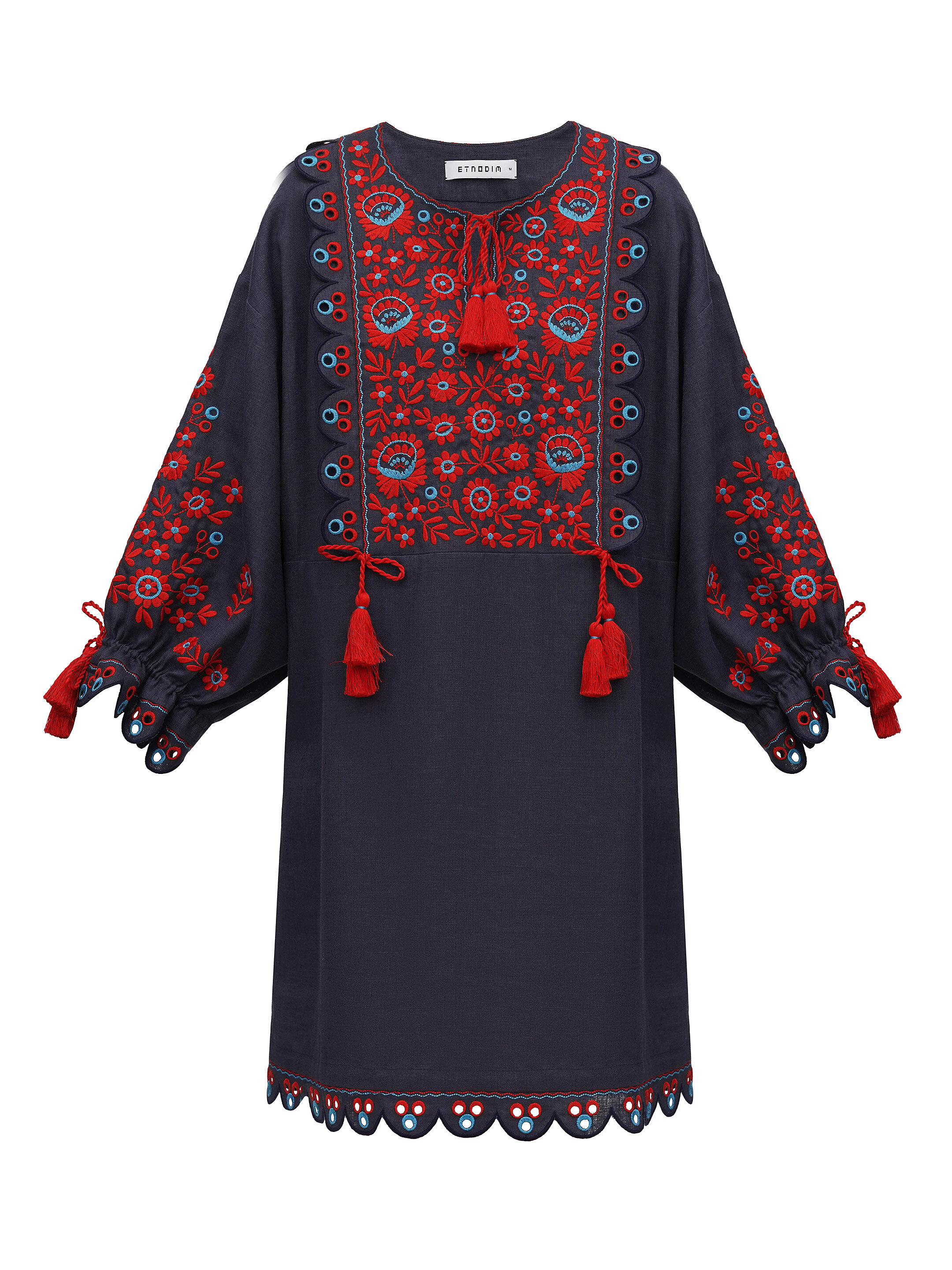 Short embroidered dress Lemky buy