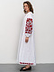 Long embroidered dress Myrhorodska