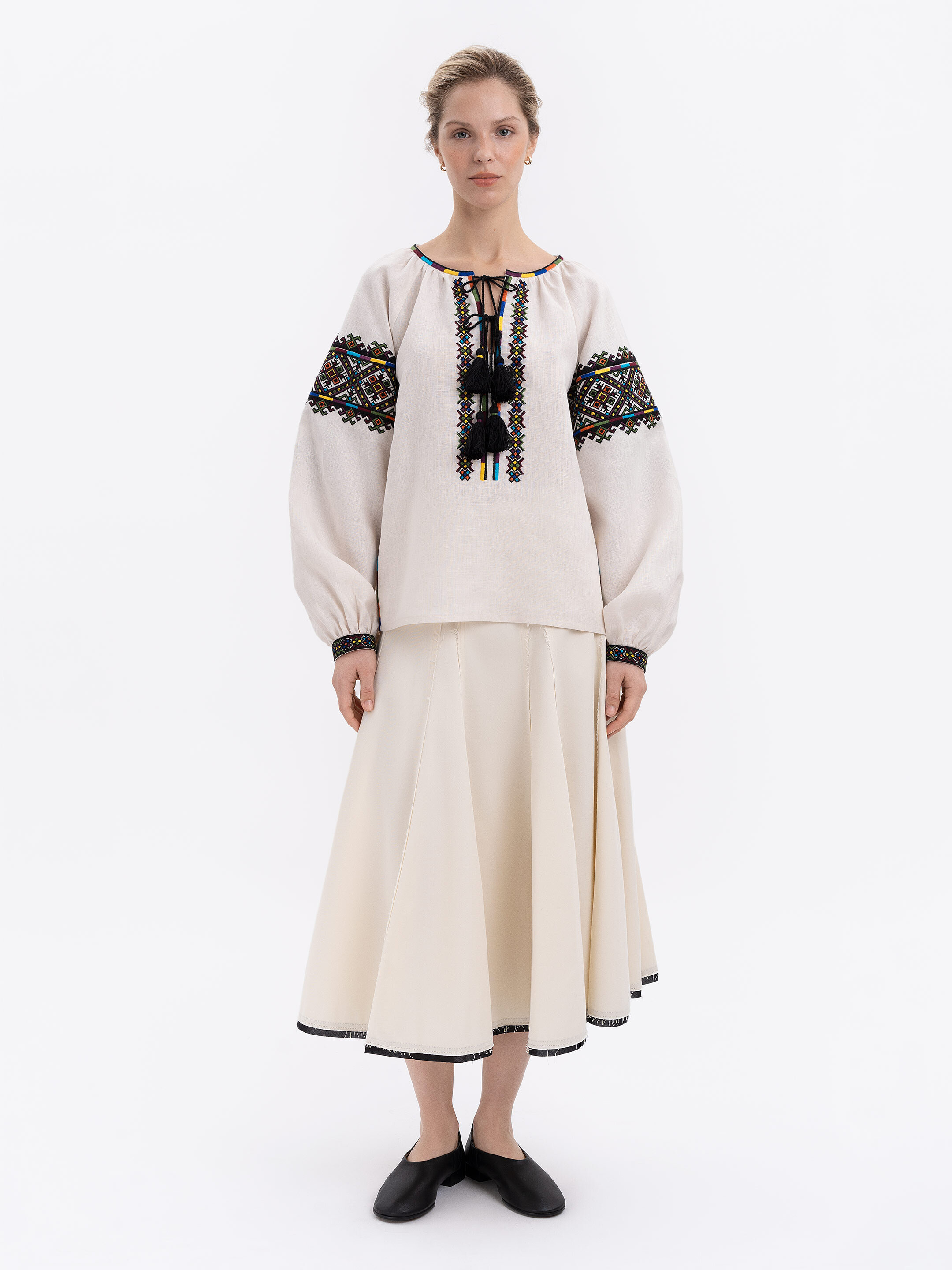 Women's embroidered shirt of the Pokuttia region Galych photo