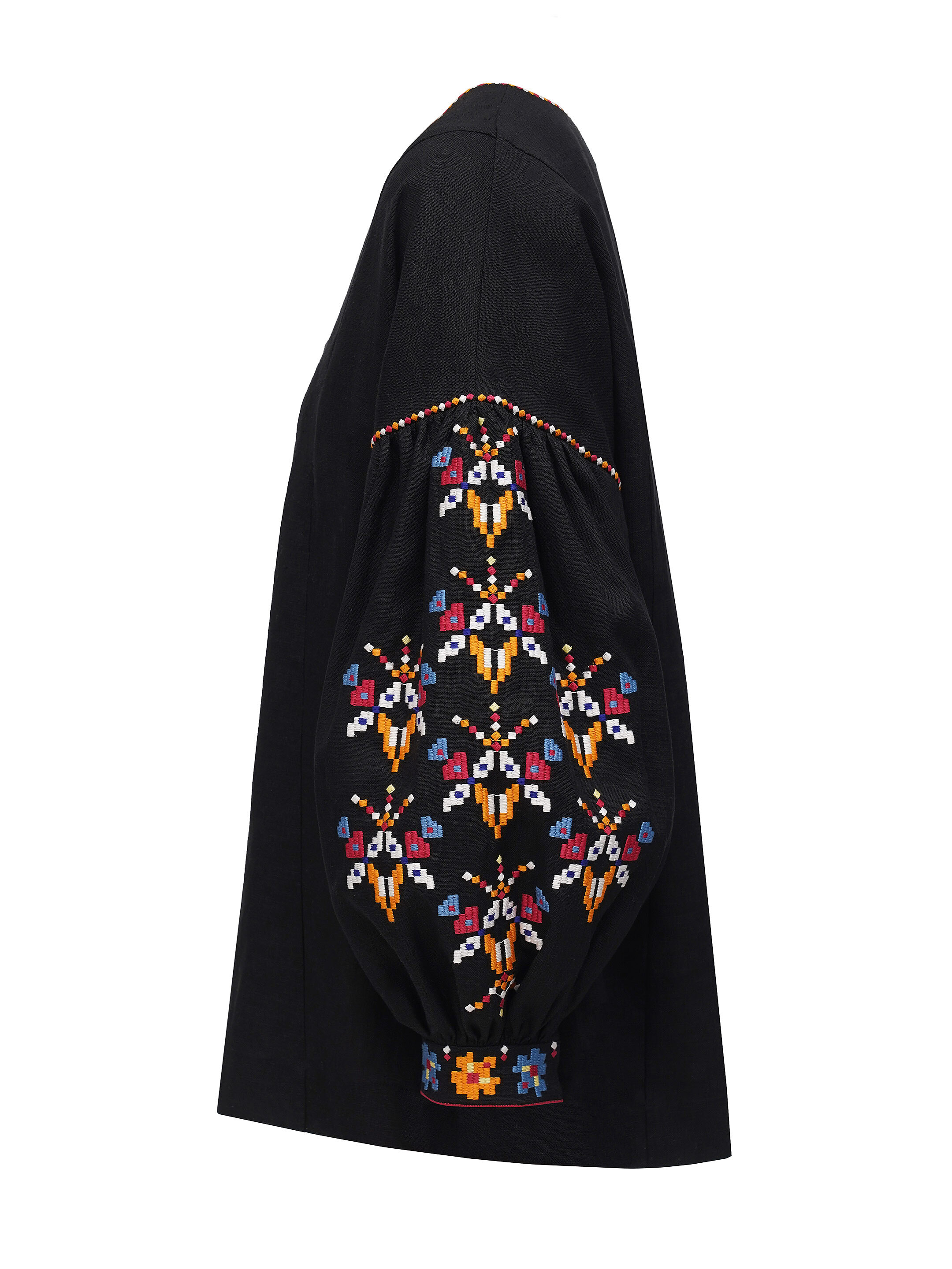 Women's embroidered shirt Zakarpatska fitting