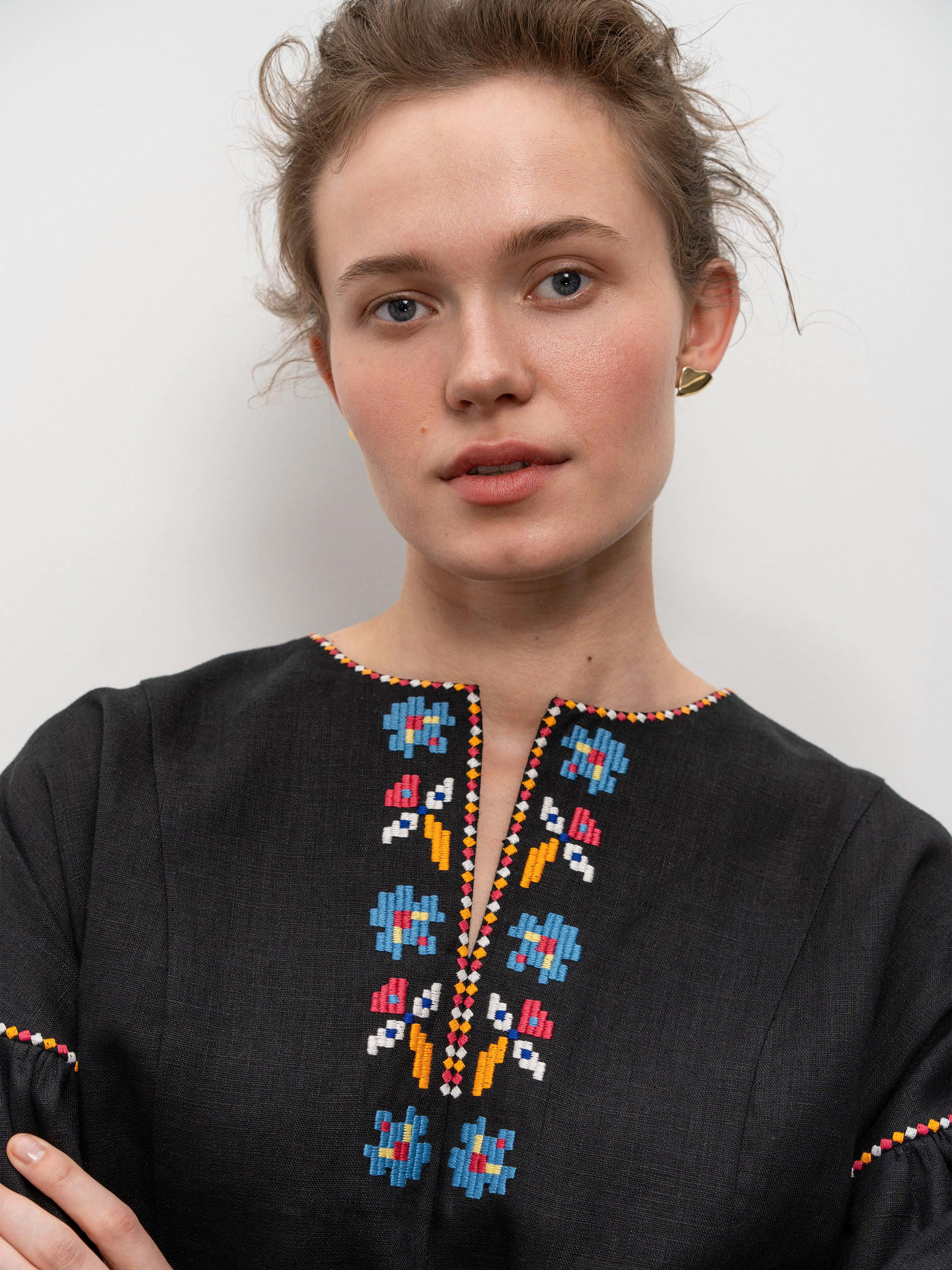 Women's embroidered shirt Zakarpatska - photo 2