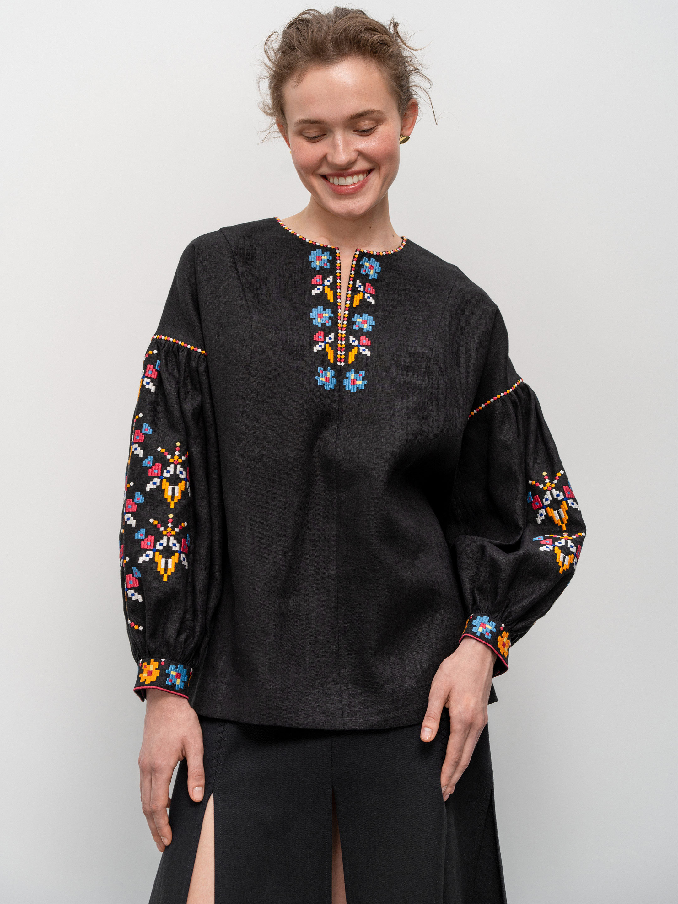 Women's embroidered shirt Zakarpatska - photo 1