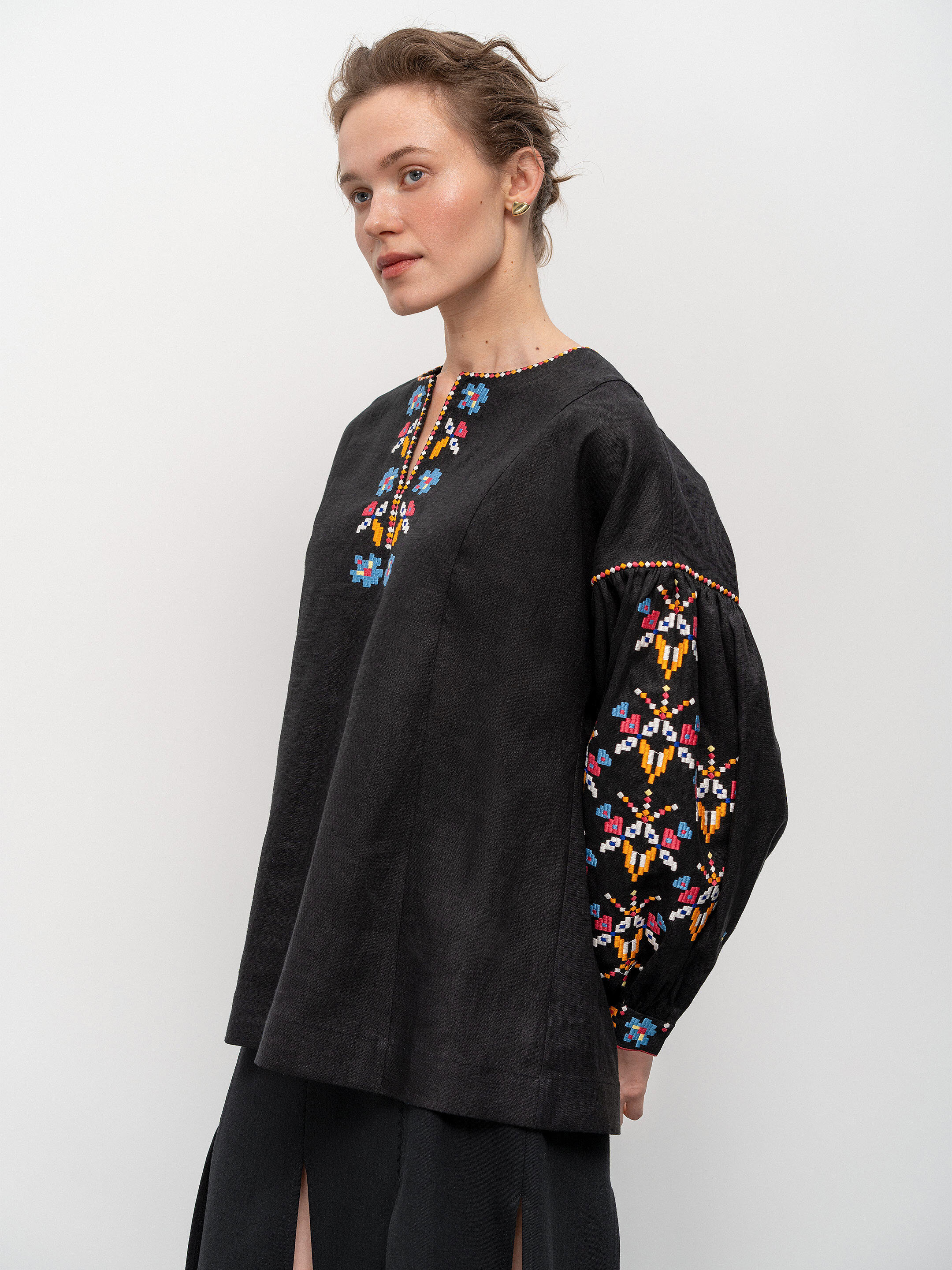 Women's embroidered shirt Zakarpatska ціна