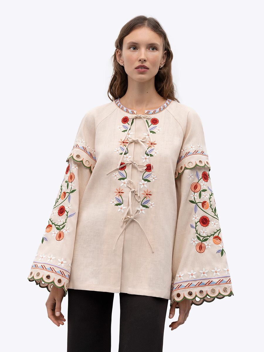 Women's embroidered blouse dedicated to the east Abrykosy W [0]