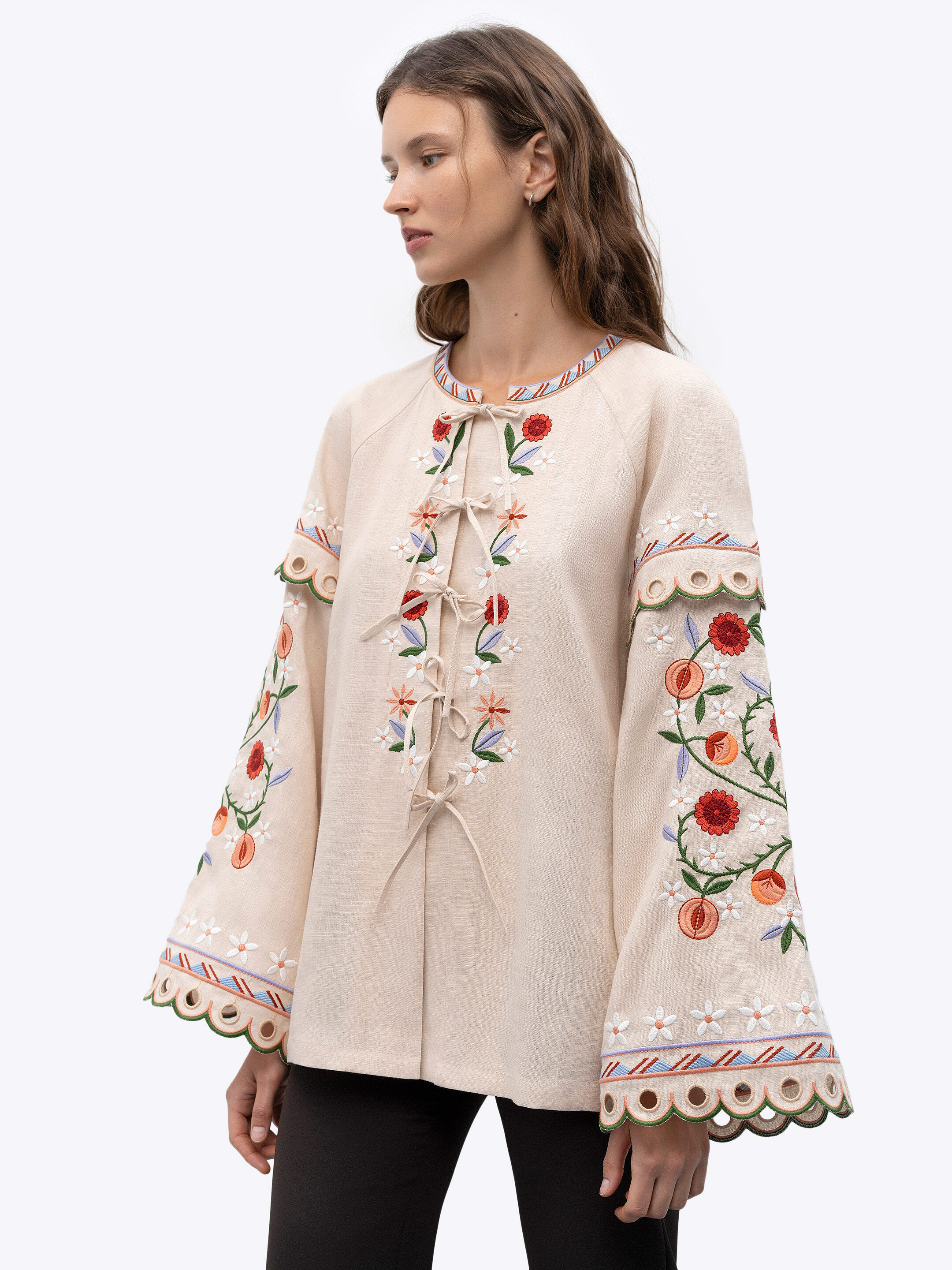 Women's embroidered blouse dedicated to the east Abrykosy W Buy