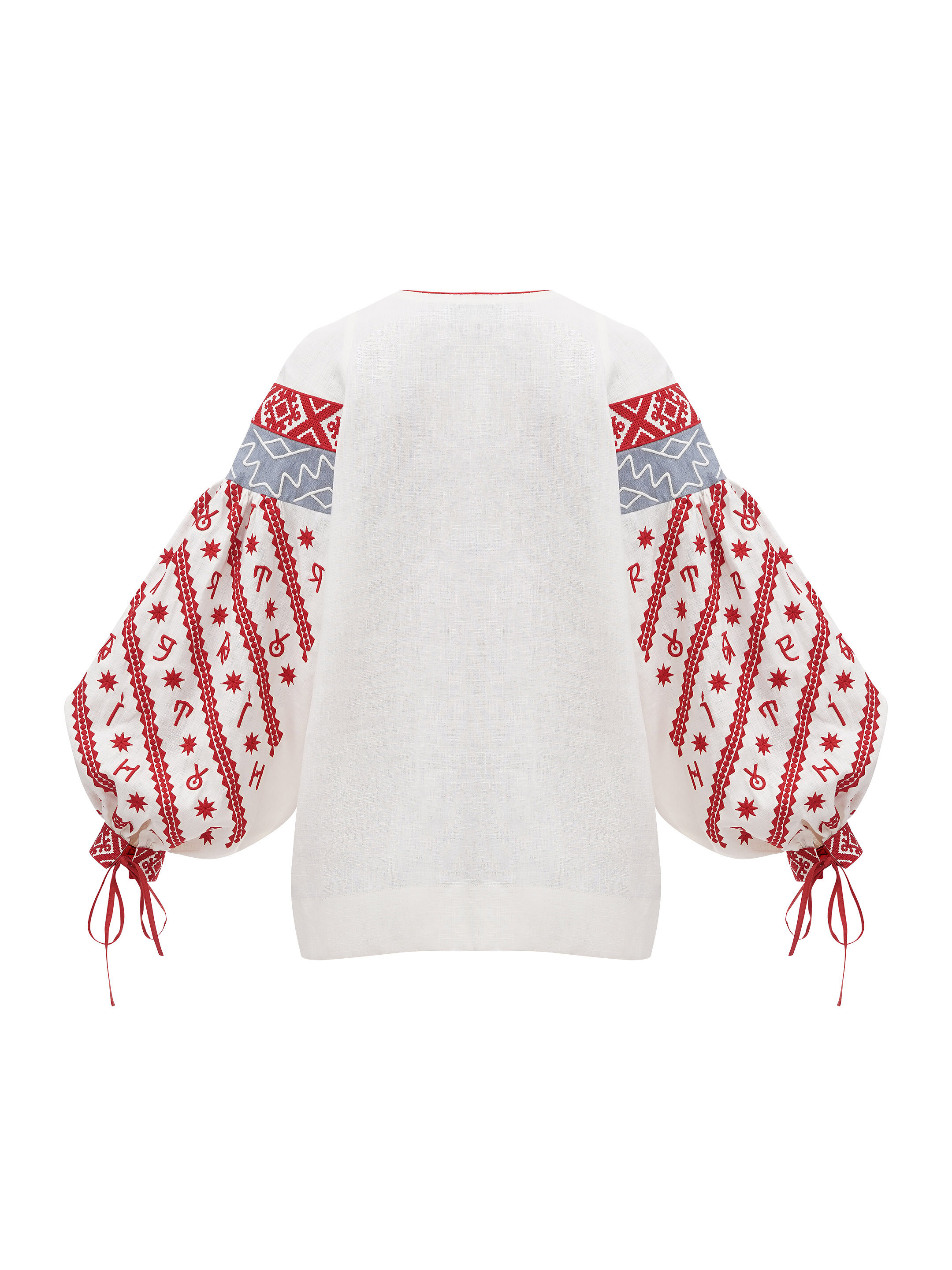Women's embroidered blouse dedicated to the alphabet Rutenia buy