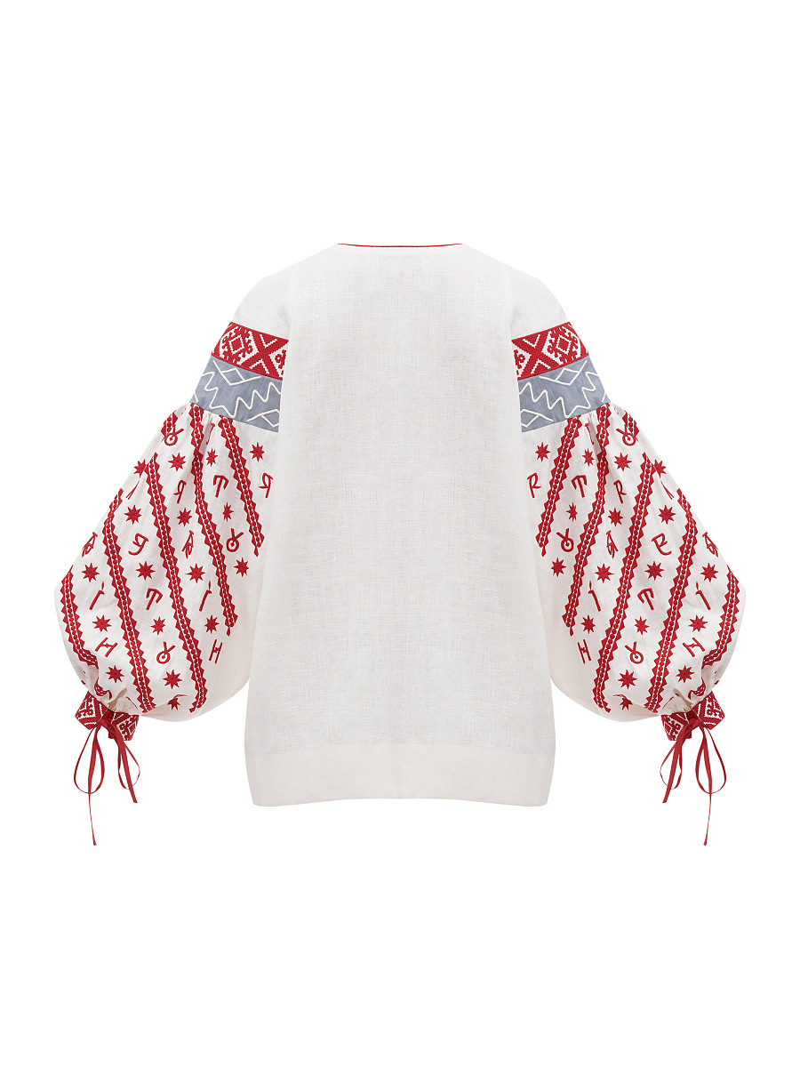 Women's embroidered blouse dedicated to the alphabet Rutenia [0]