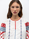Women's embroidered blouse dedicated to the alphabet Rutenia