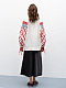 Women's embroidered blouse dedicated to the alphabet Rutenia