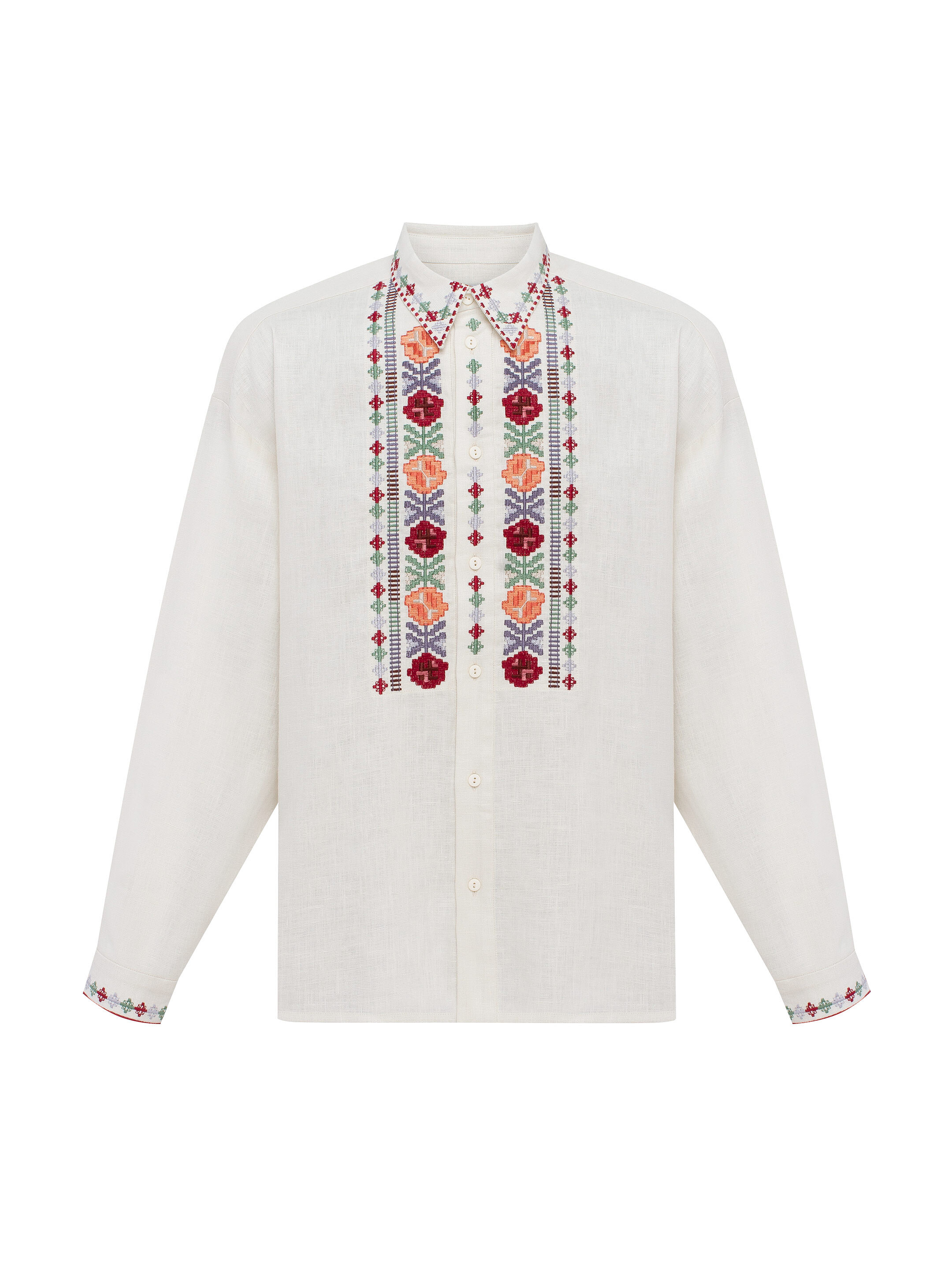 Men's embroidered shirt dedicated to the east Abrykosy M choose