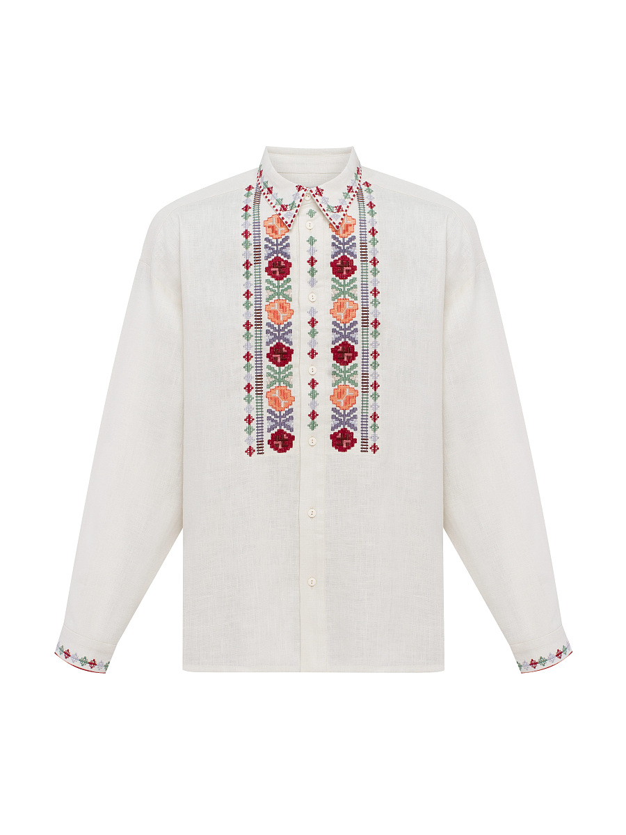 Men's embroidered shirt dedicated to the east Abrykosy M [0]