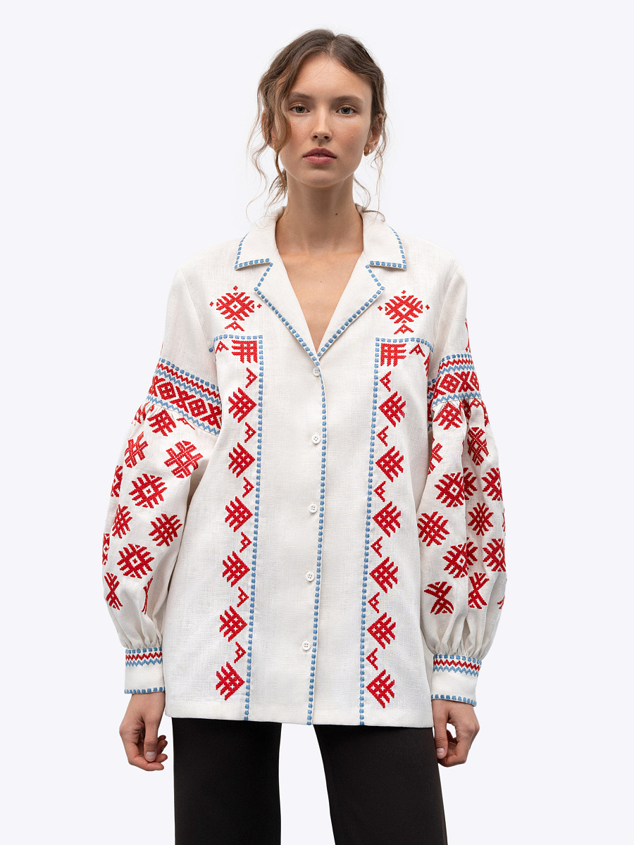 Women's vyshyvanka based on Olga Kosach's ornaments Pchilka [0]
