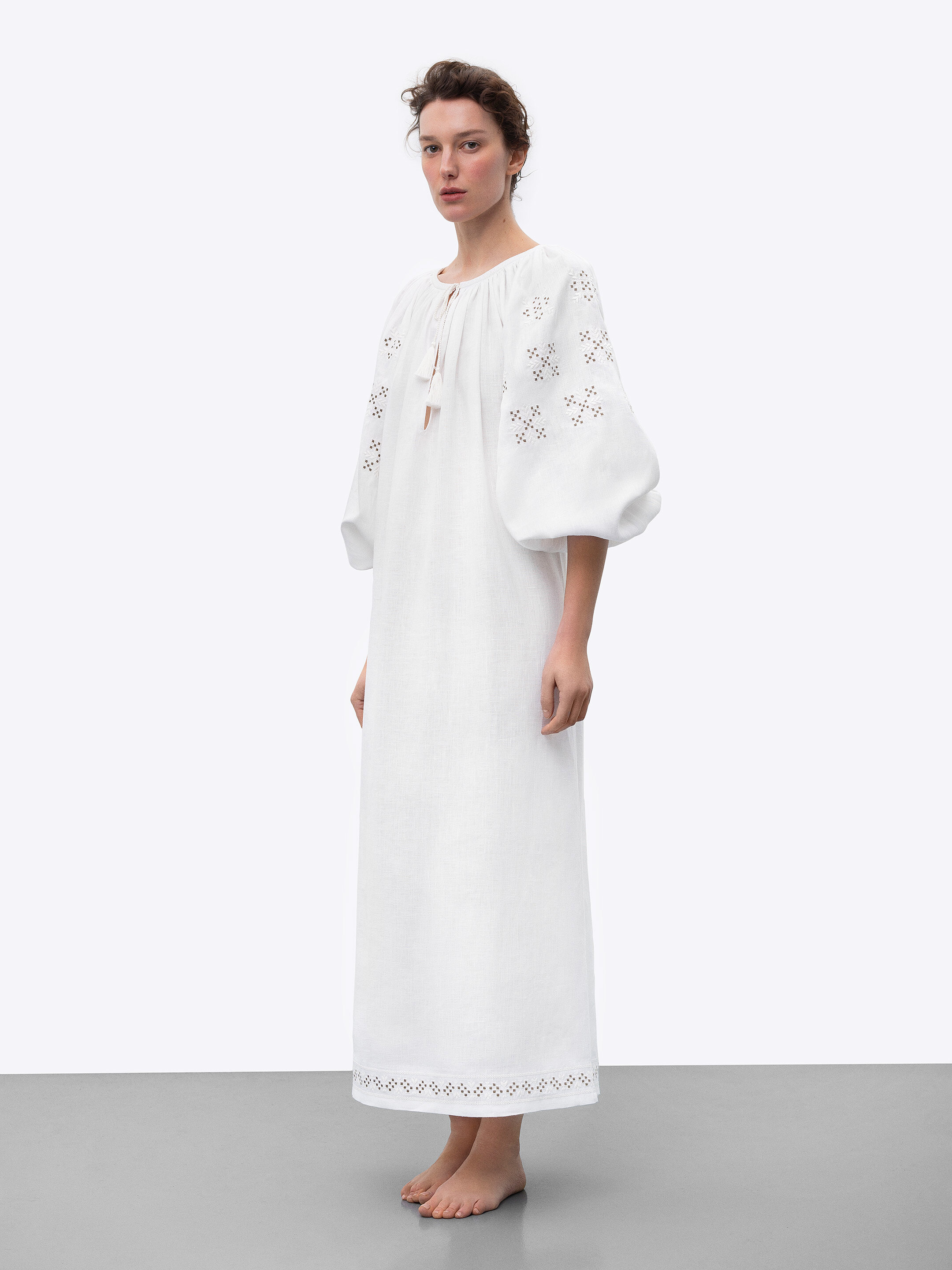 Long embroidered shirt Skoropadska in Ukraine