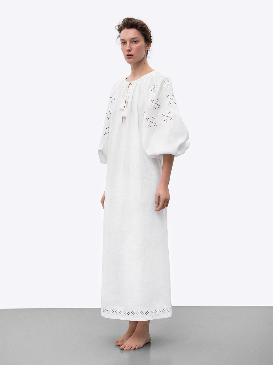 Long embroidered shirt Elizabeth [0]