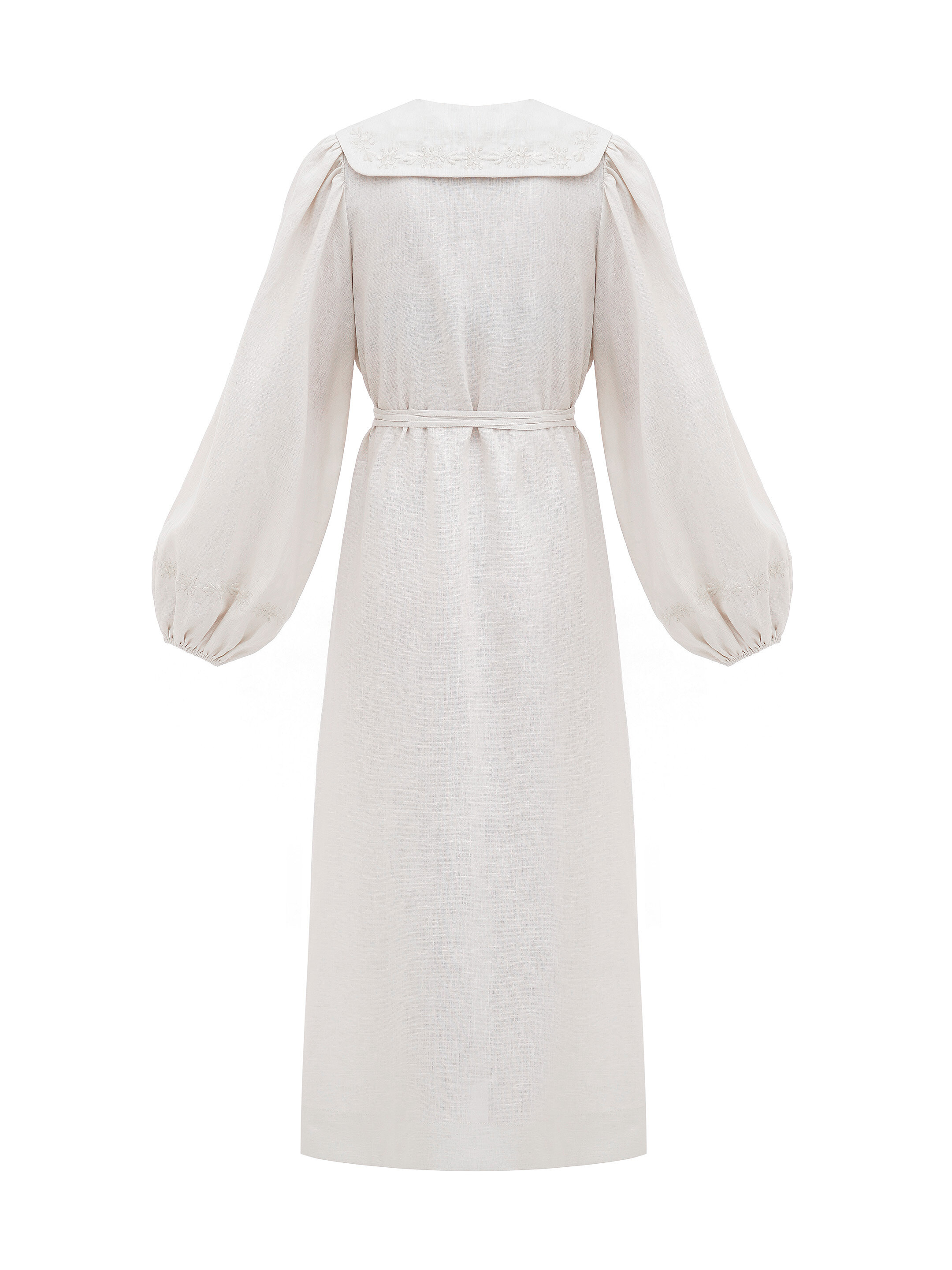 Linen dress with embroidery Pervotsvit Light buy