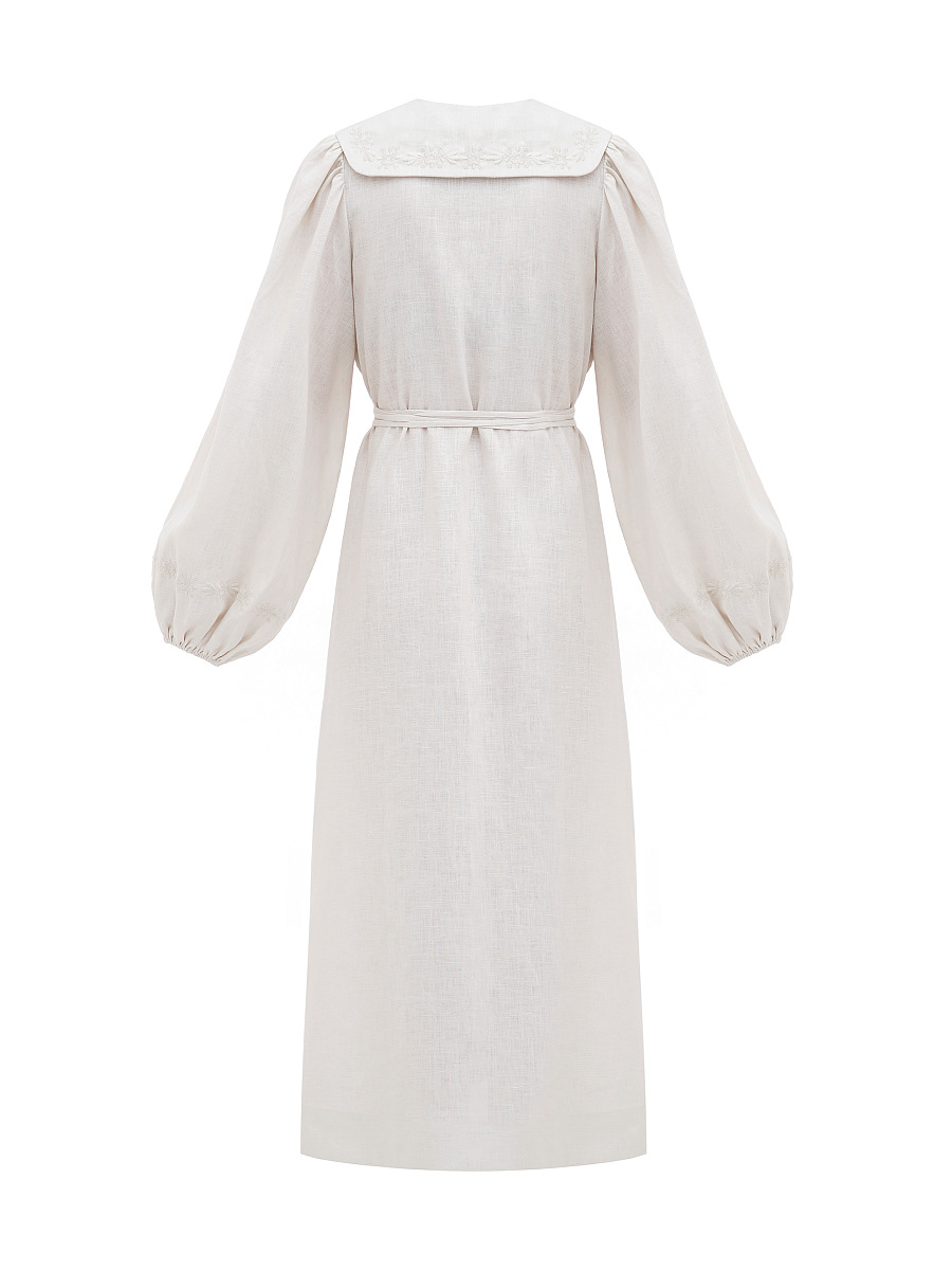 Linen dress with embroidery Pervotsvit Light [0]