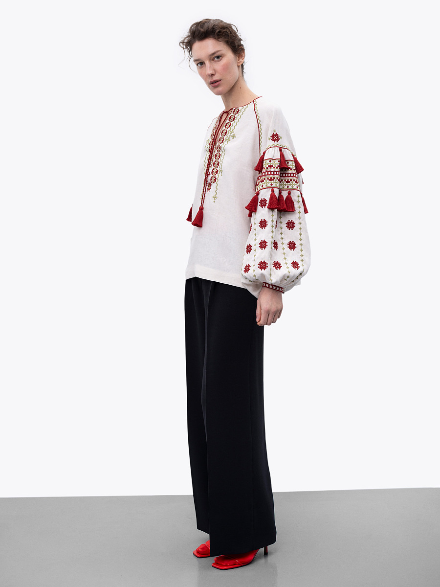 Women's embroidery with massive tassels Zemel [0]