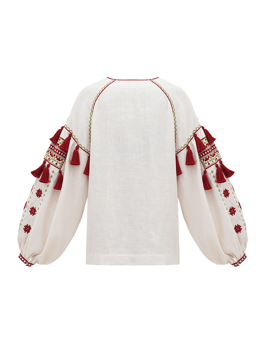 Women's embroidery with massive tassels Zemel [0]