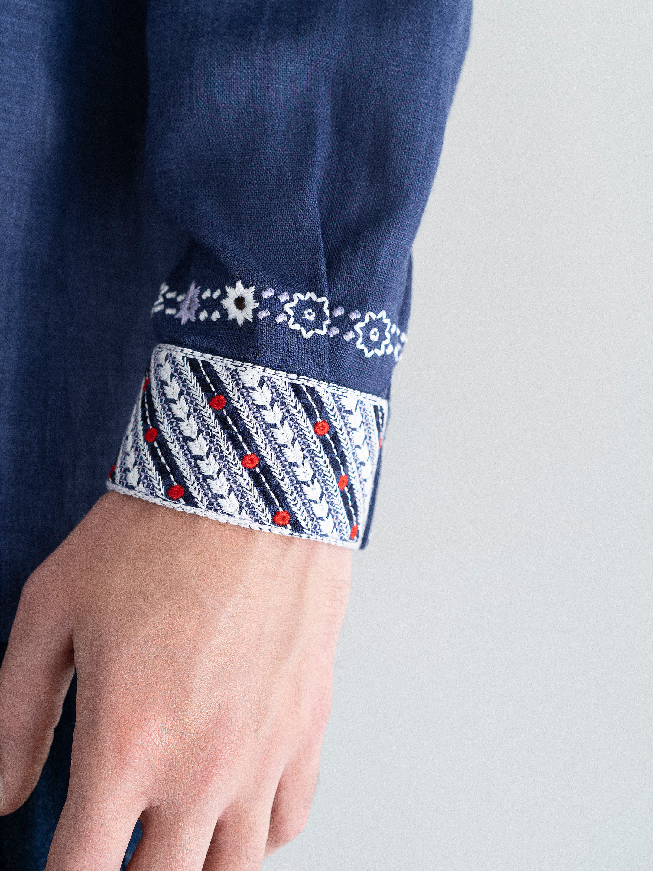 Embroidered shirt USA photo