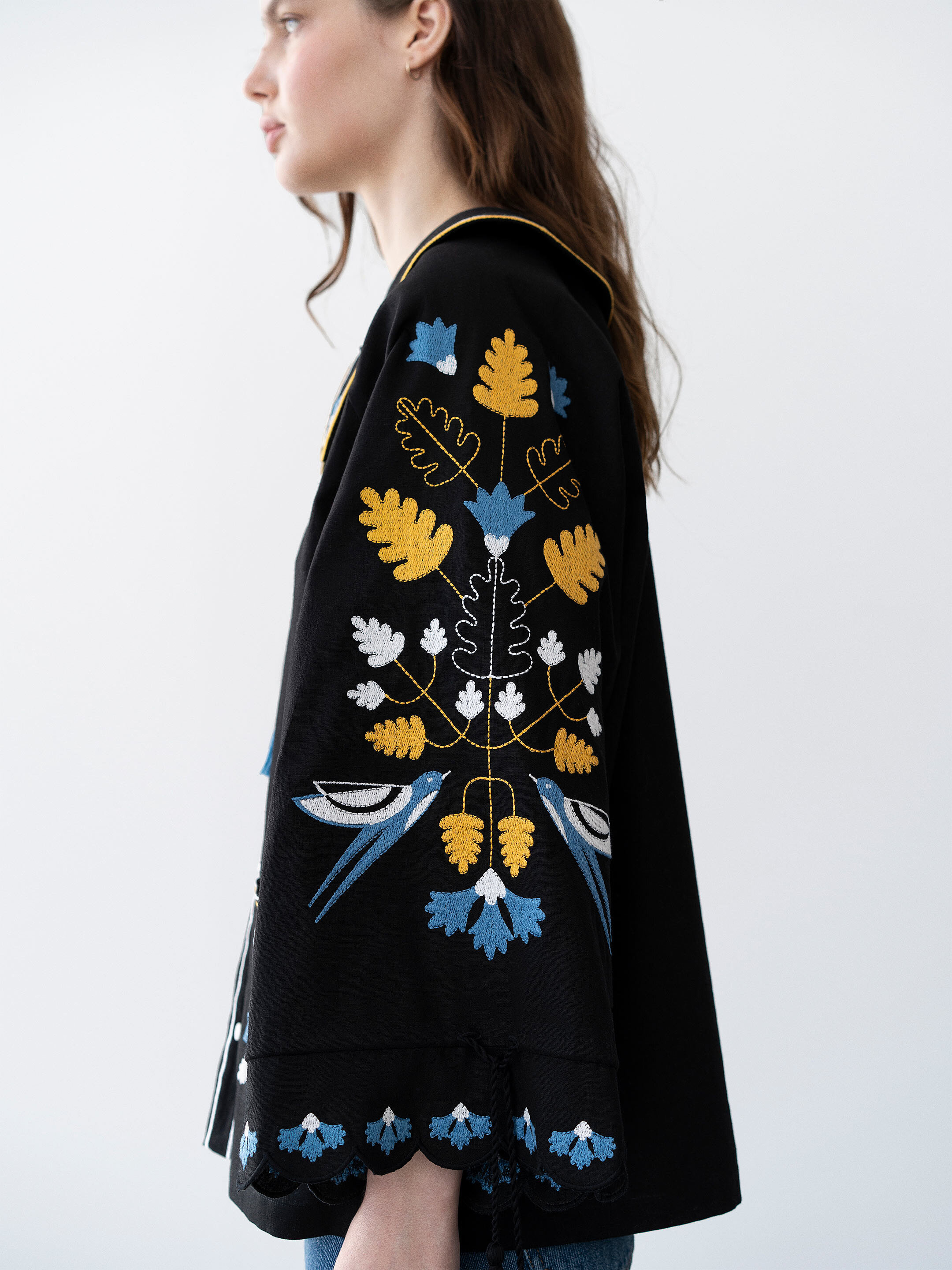 Embroidered blouse Estonia in Ukraine