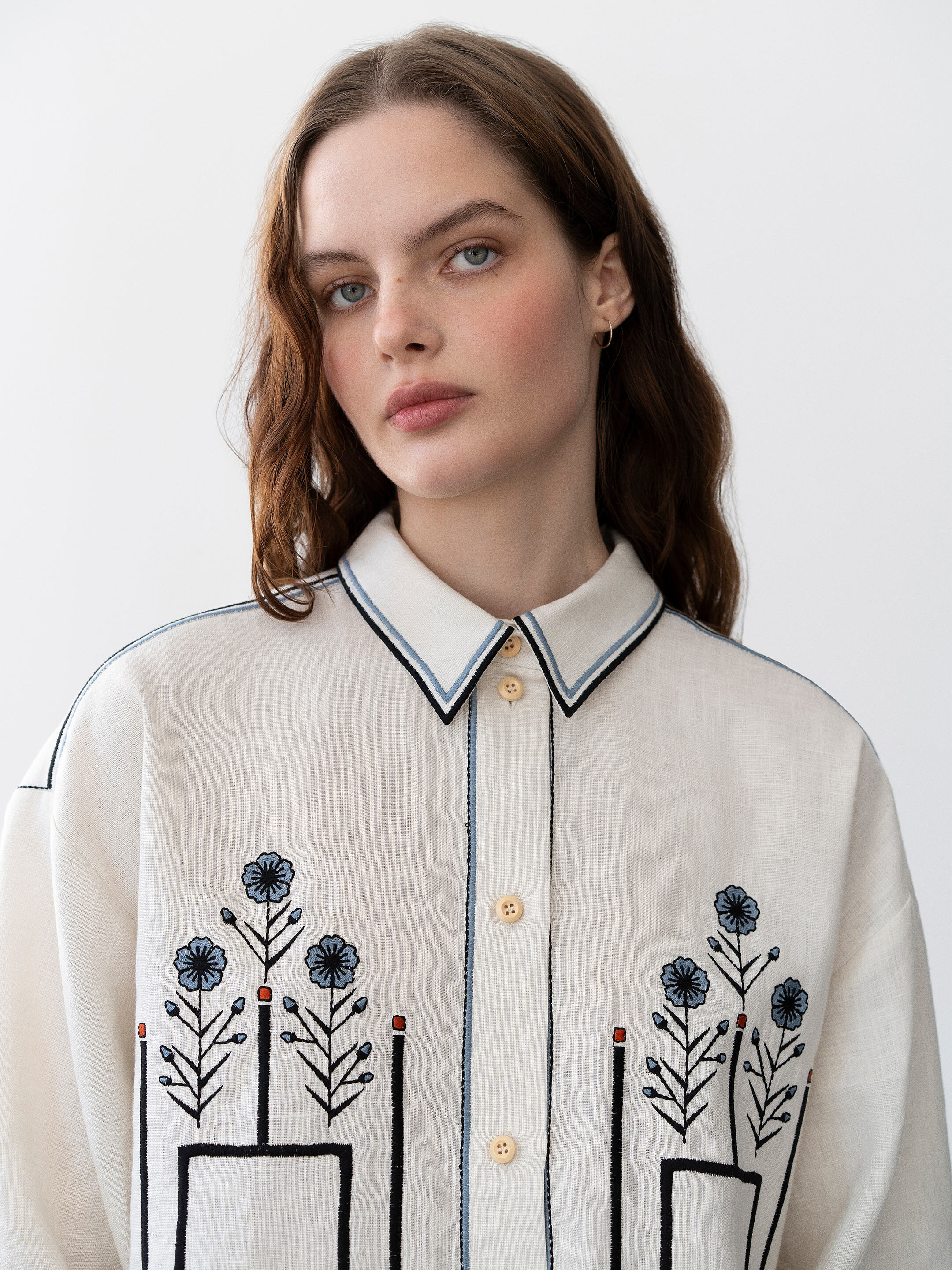 Embroidered blouse Lithuania cheap