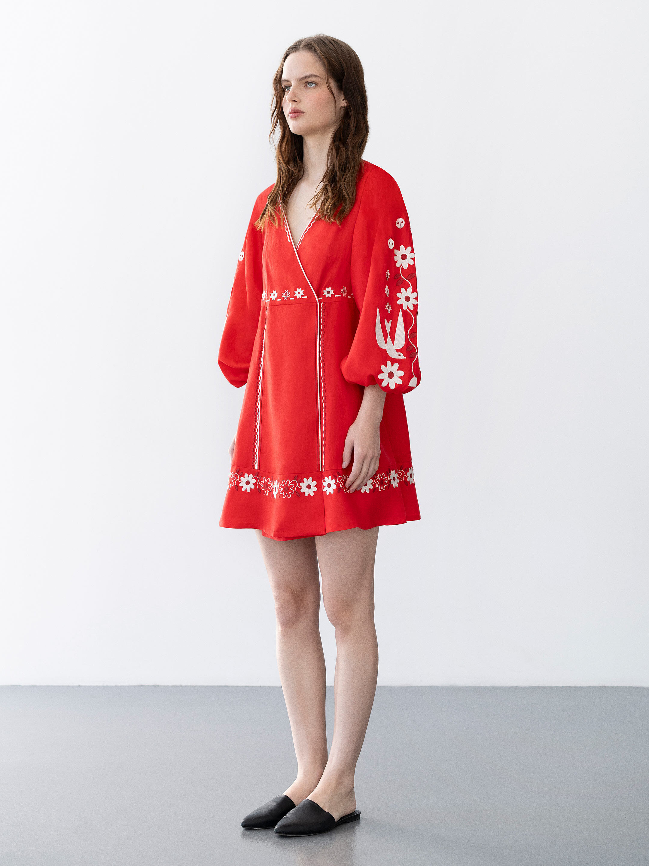 Embroidered dress Latvia ціна