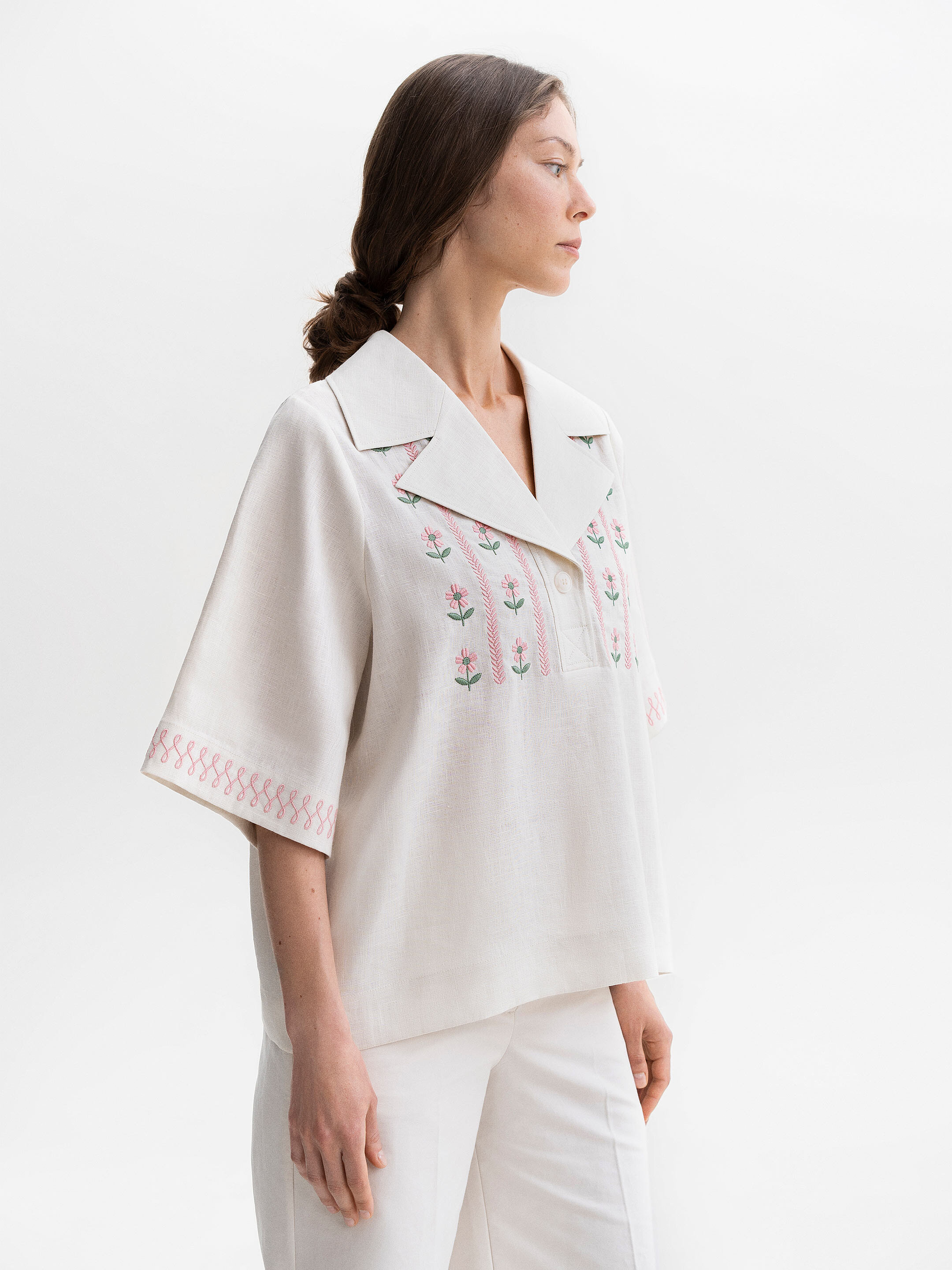 Linen casual shirt Bessarabiya Light ціна