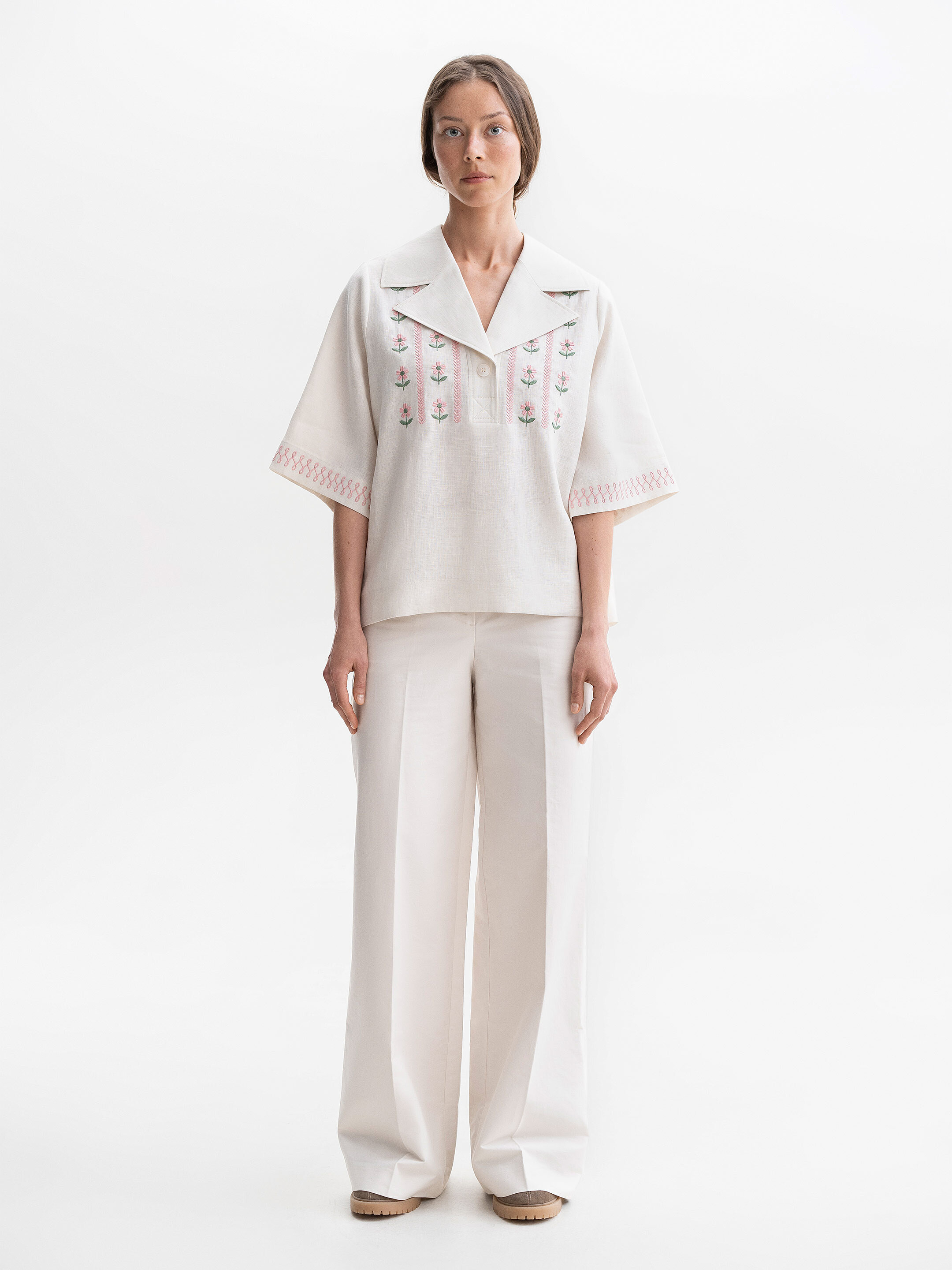 Linen casual shirt Bessarabiya Light fitting
