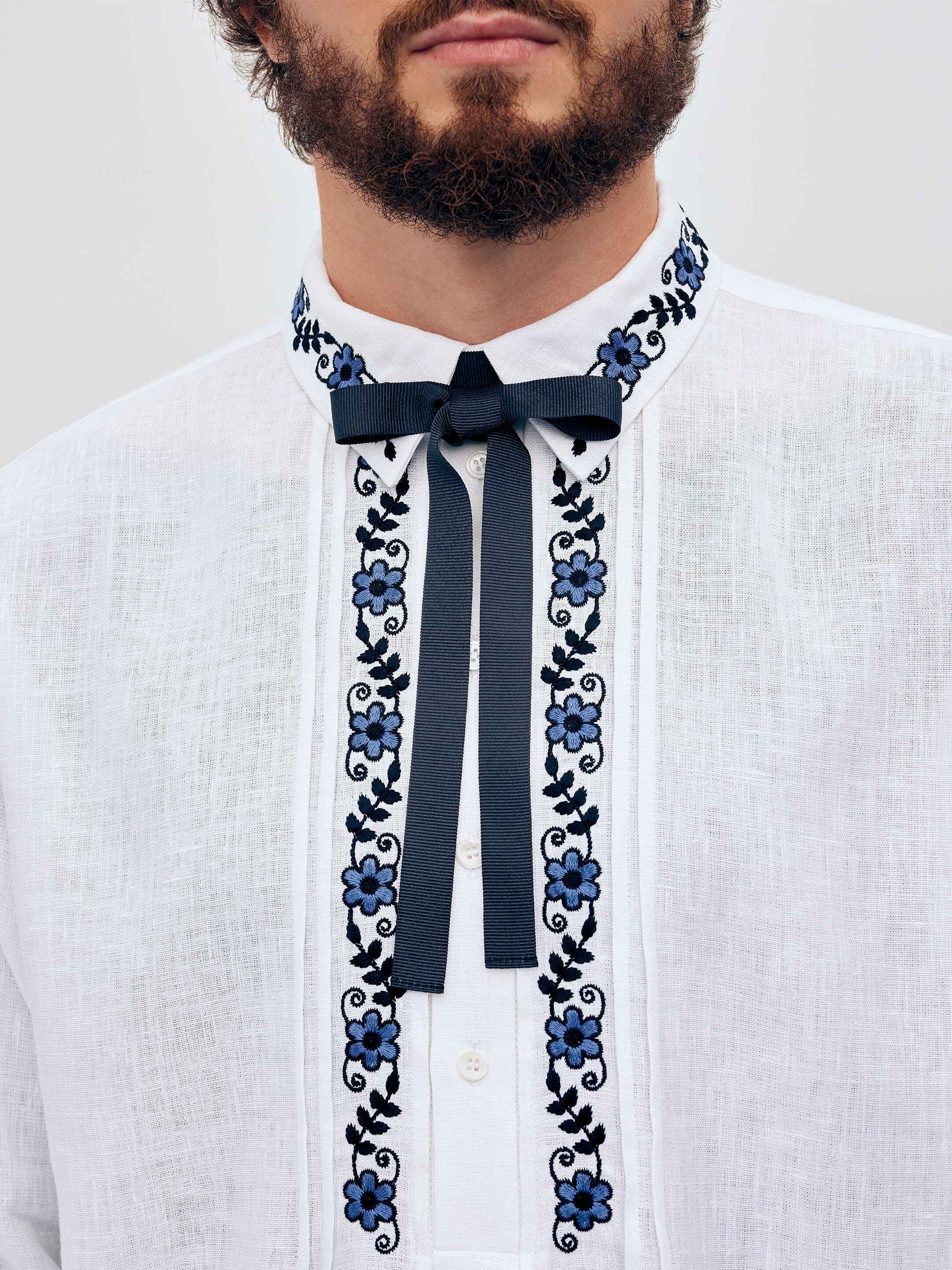 Men's shirt with removable ribbon "Ivasyk" ціна