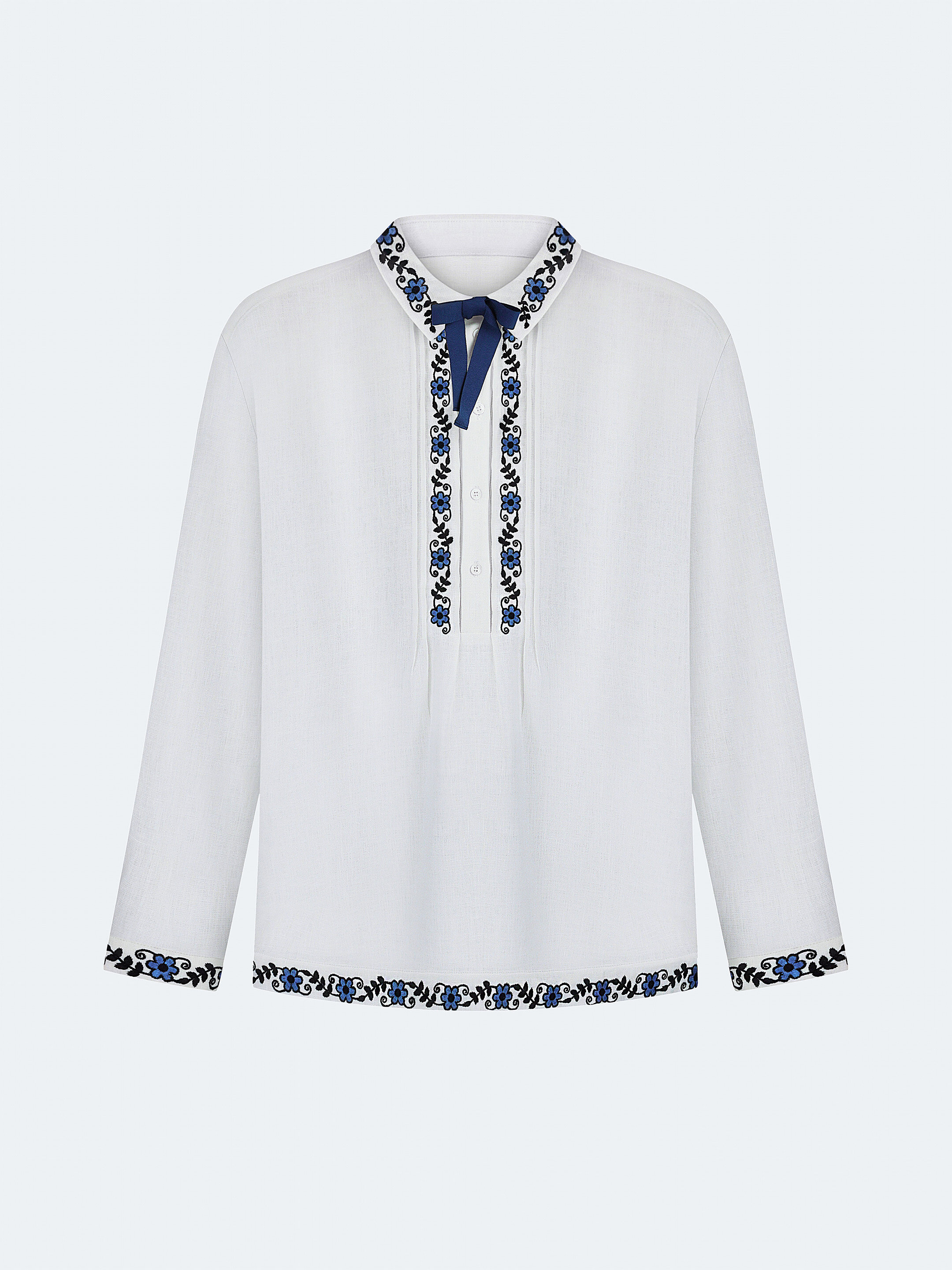 Men's shirt with removable ribbon "Ivasyk" choose