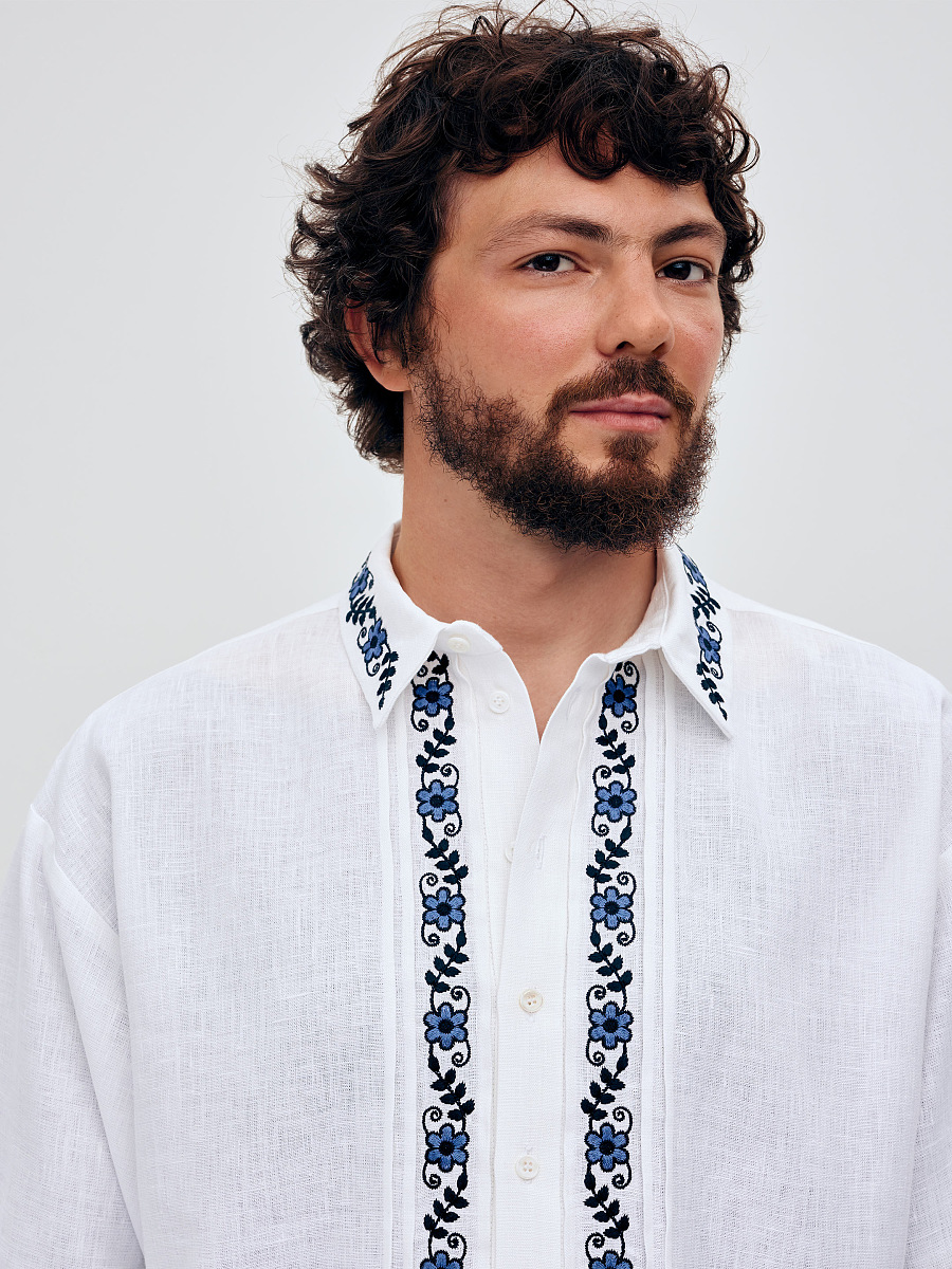Men's shirt with removable ribbon "Ivasyk" [0]