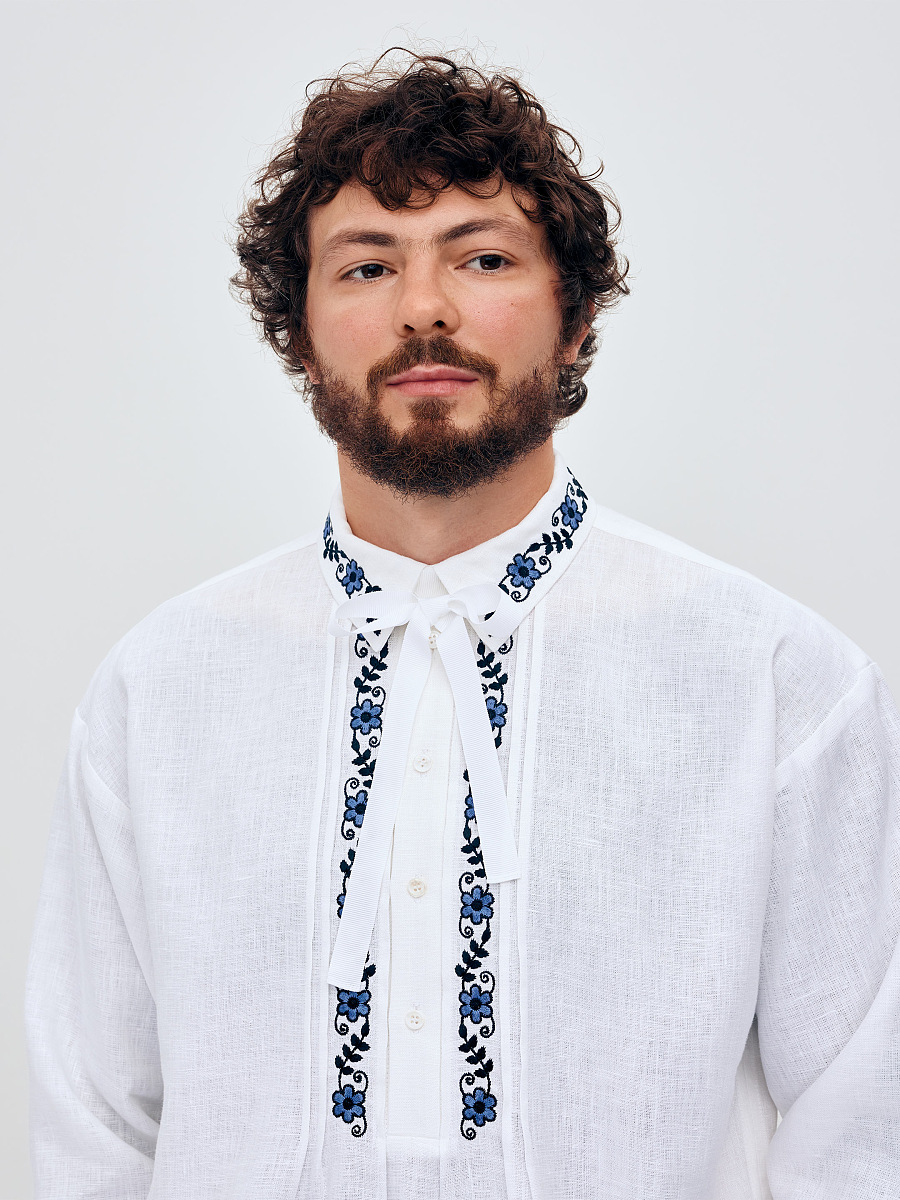 Men's shirt with removable ribbon "Ivasyk" [0]