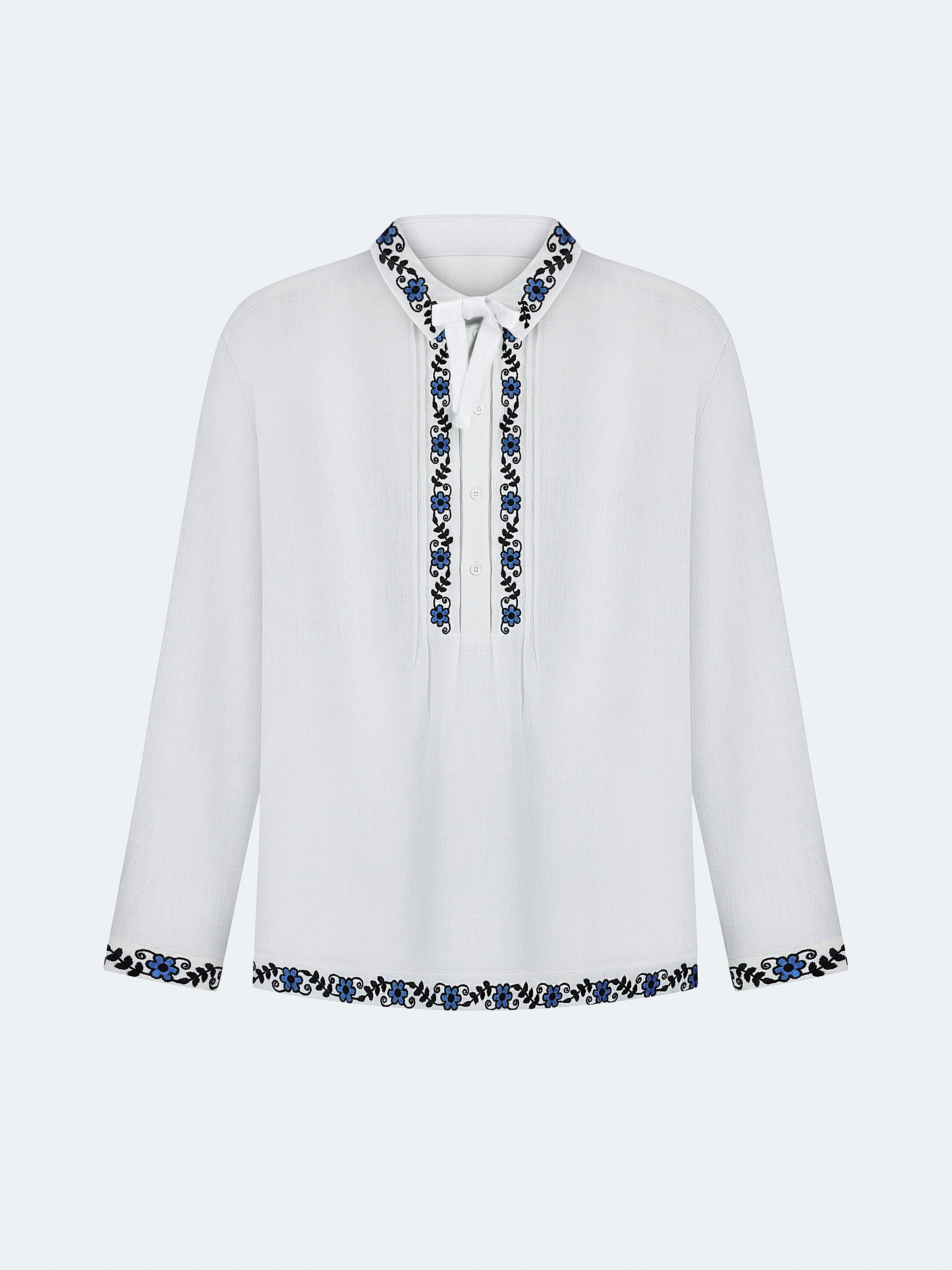 Men's shirt with removable ribbon "Ivasyk" sizes