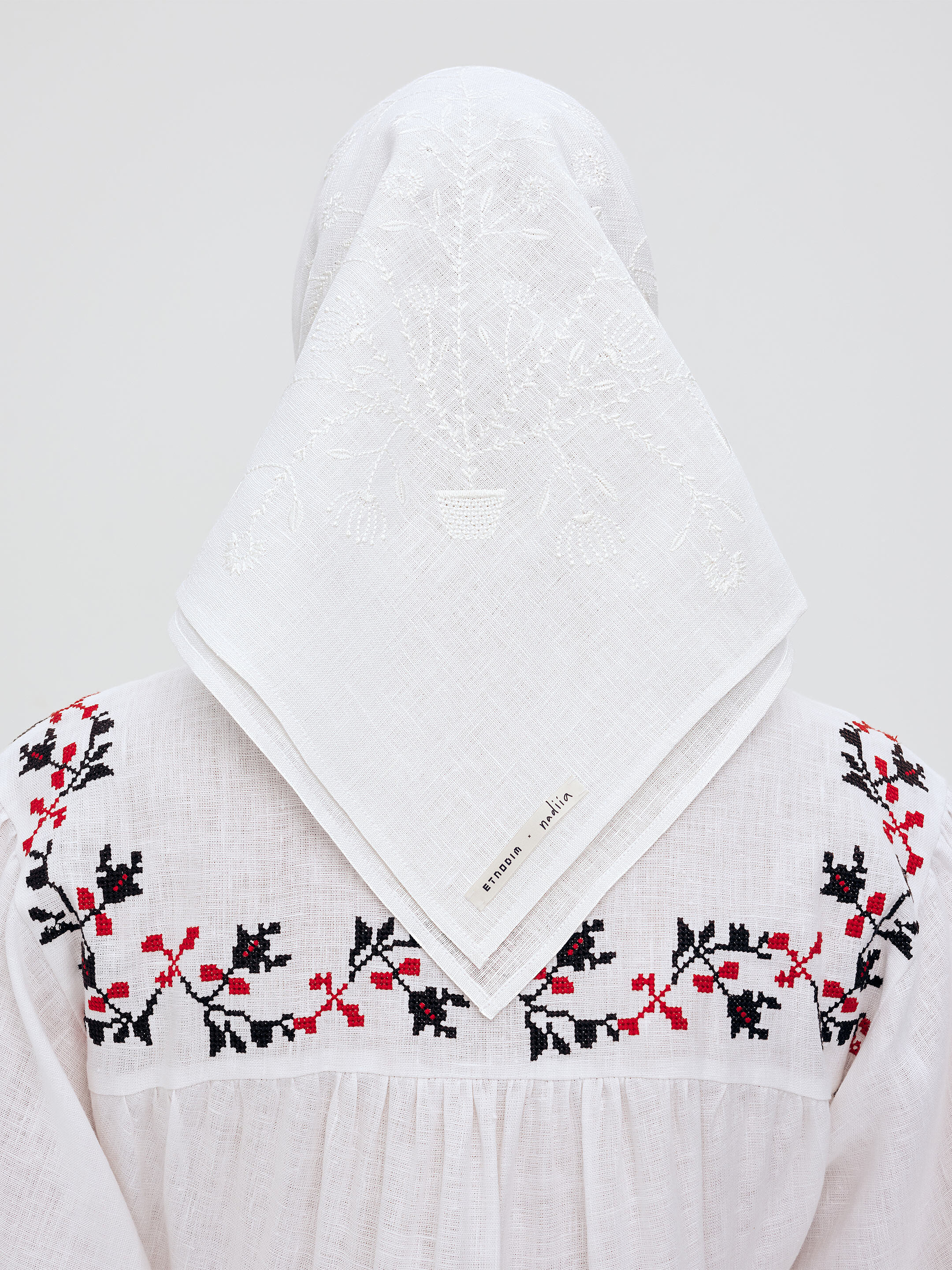 White bandana "Derevo zhyttia" cheap